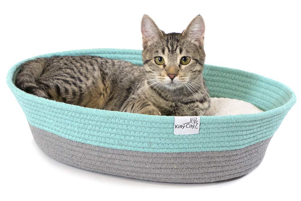 Kitty City Cat Bed, Cotton, 14'W X 19'L X 5'H