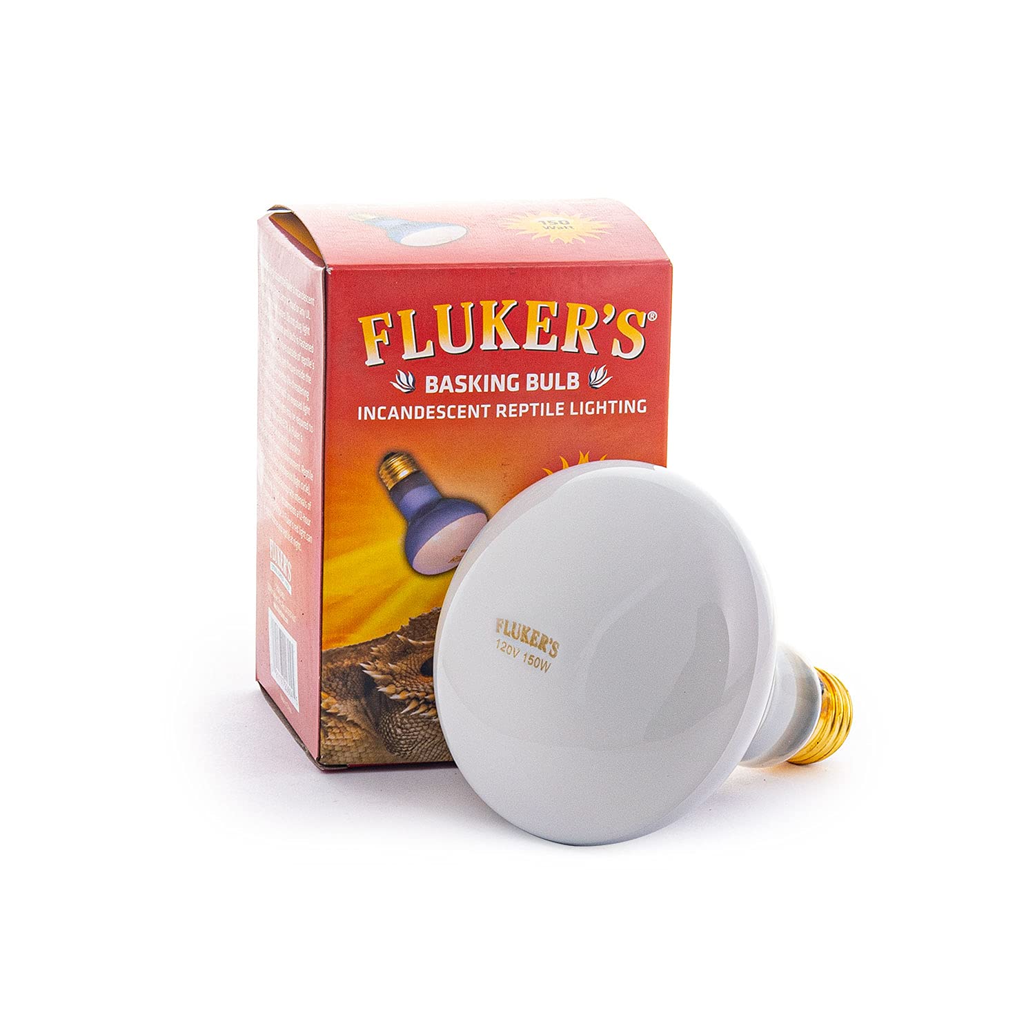 Fluker'S Incandescent Basking Spotlight Bulbs For Reptiles Tanks, Reptile Heat Lamp Bulbs For Infrared Light, 150-Watt