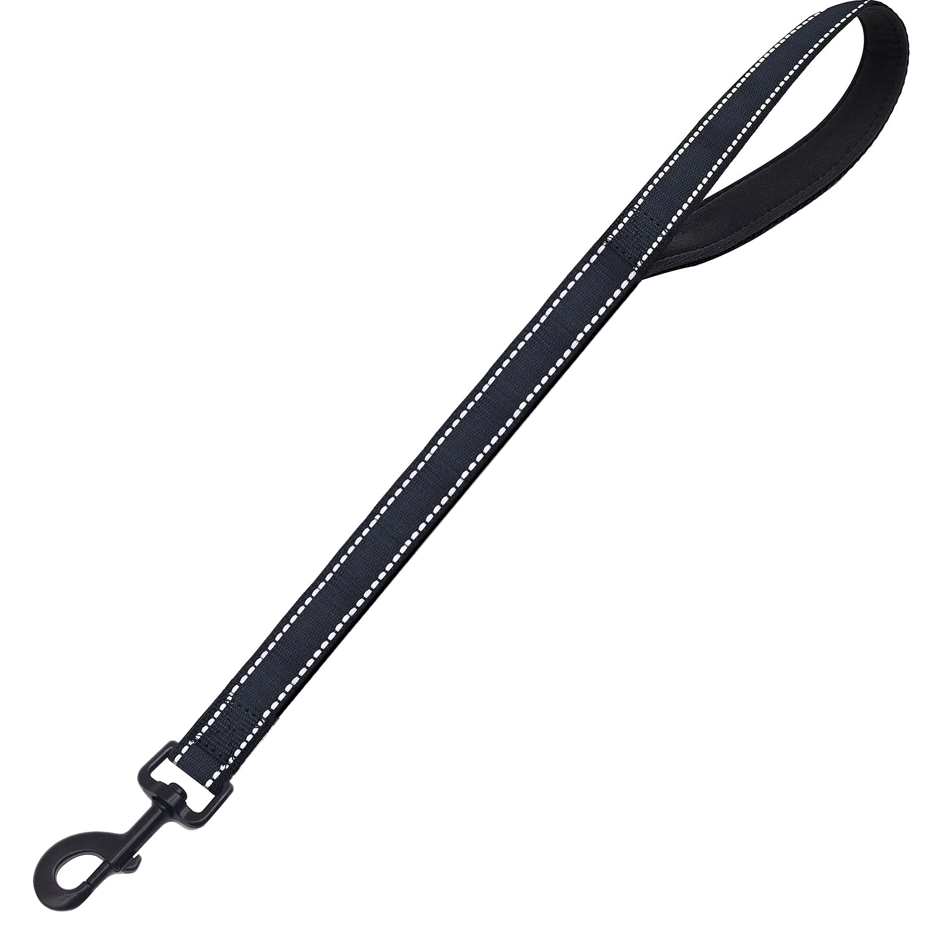Chmete Heavy Duty Dog Leash With Comfortable Padded Handle Reflective Training Dog Leashes For Medium Large Dogs Up To 80Lbs (25” Short Dog Leash)