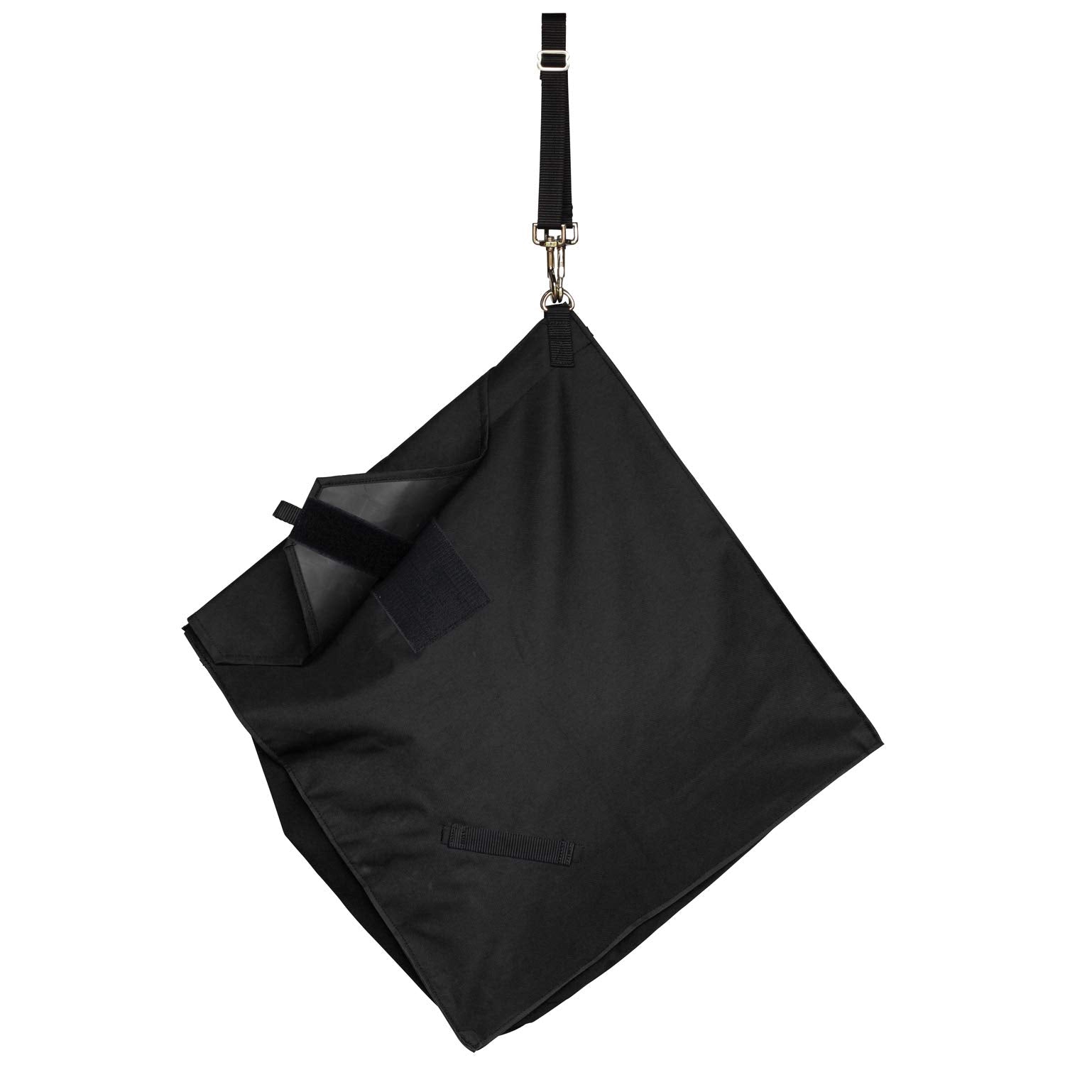 Weaver Leather 45 Degree Hay Bag, Black, 21 L x 7-1/2 W x 22-1/2 H