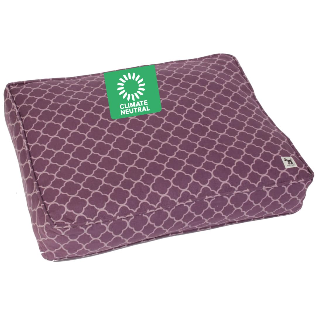 Molly Mutt Small Dog Bed Cover - Royals Print - Measures 22   X27   X5 - 100% Cotton - Durable - Breathable - Sustainable - Mach