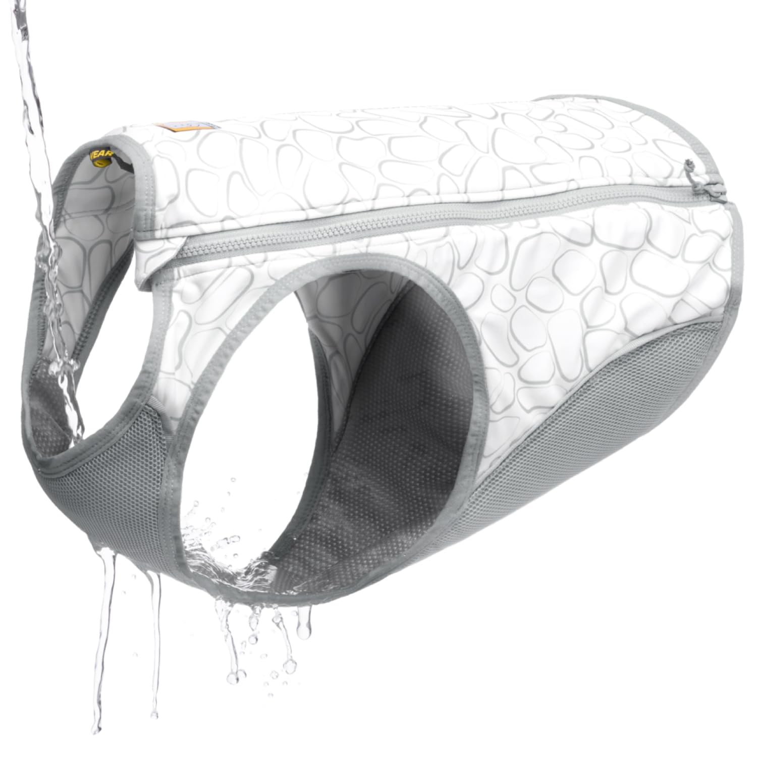 Ruffwear, Swamp Cooler Zip Dog Vest, Evaporative Cooling For Hot Weather, Graphite Gray, Small