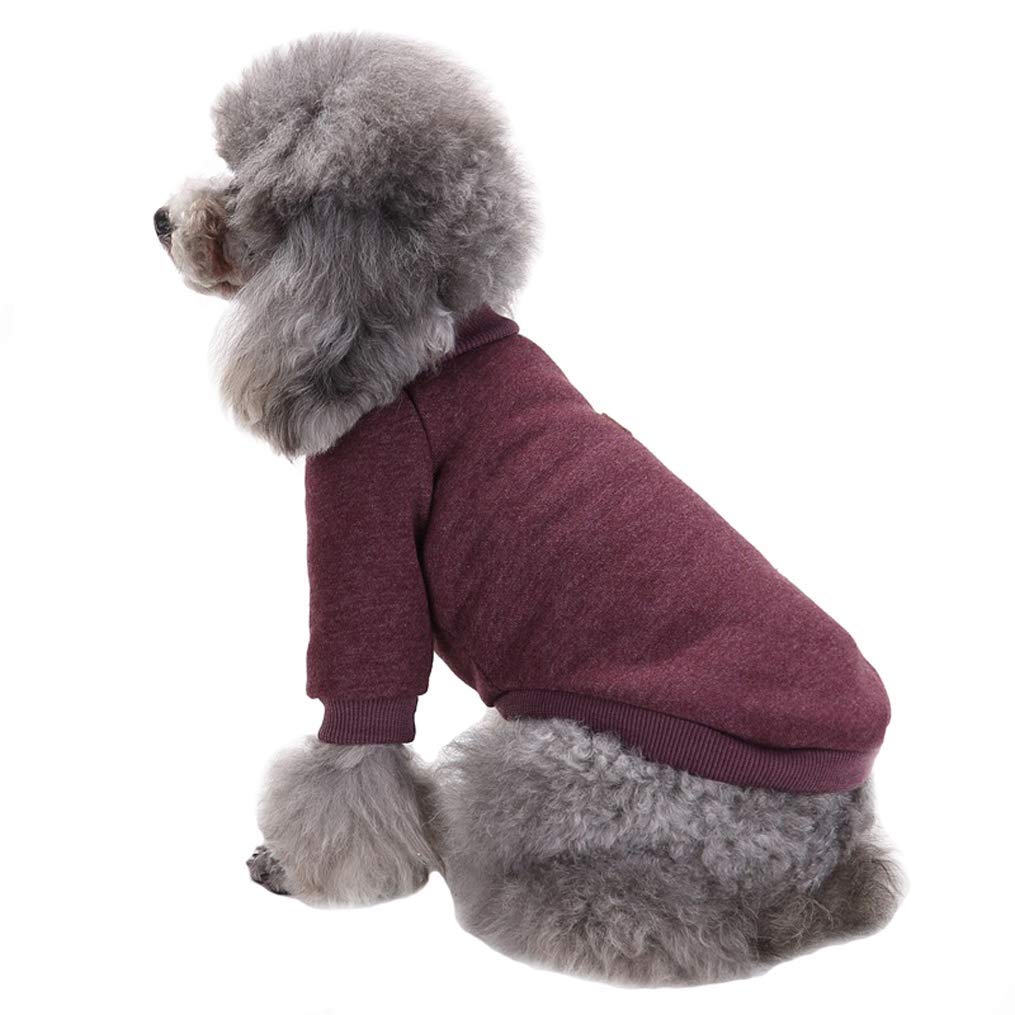 Jecikelon Pet Dog Clothes Dog Sweater Soft Thickening Warm Pup Dogs Shirt Winter Puppy Sweater For Dogs (Z01-Blue, X-Large)