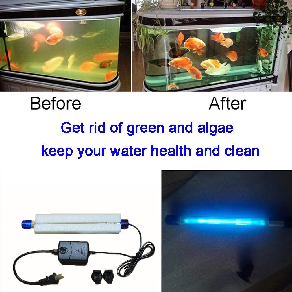 5W 11W 13W Aquarium Algae Clean Light Fish Tank Water Clean Light Aquarium Green Clean Light Waterproof Fish Tank Algae Clean Li