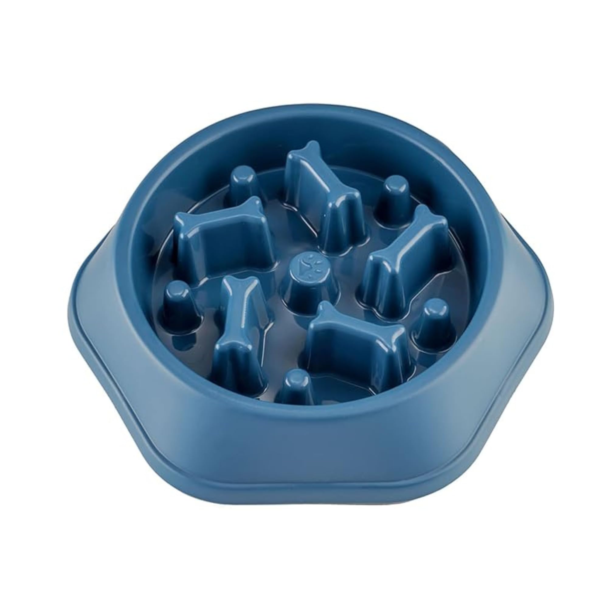 Kittupet Slow Dog Feeder Bowl, AntiChoke Polypropylene Pet Bowls, Pets Dry Food Bowl, Healthy Food Fun For Dog/Cat/Puppy (Green