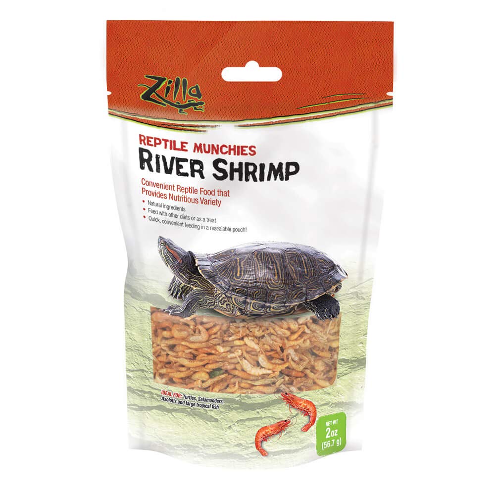 Zilla Reptile Munchies River Shrimp 2 Ounces - PDS-096316099524