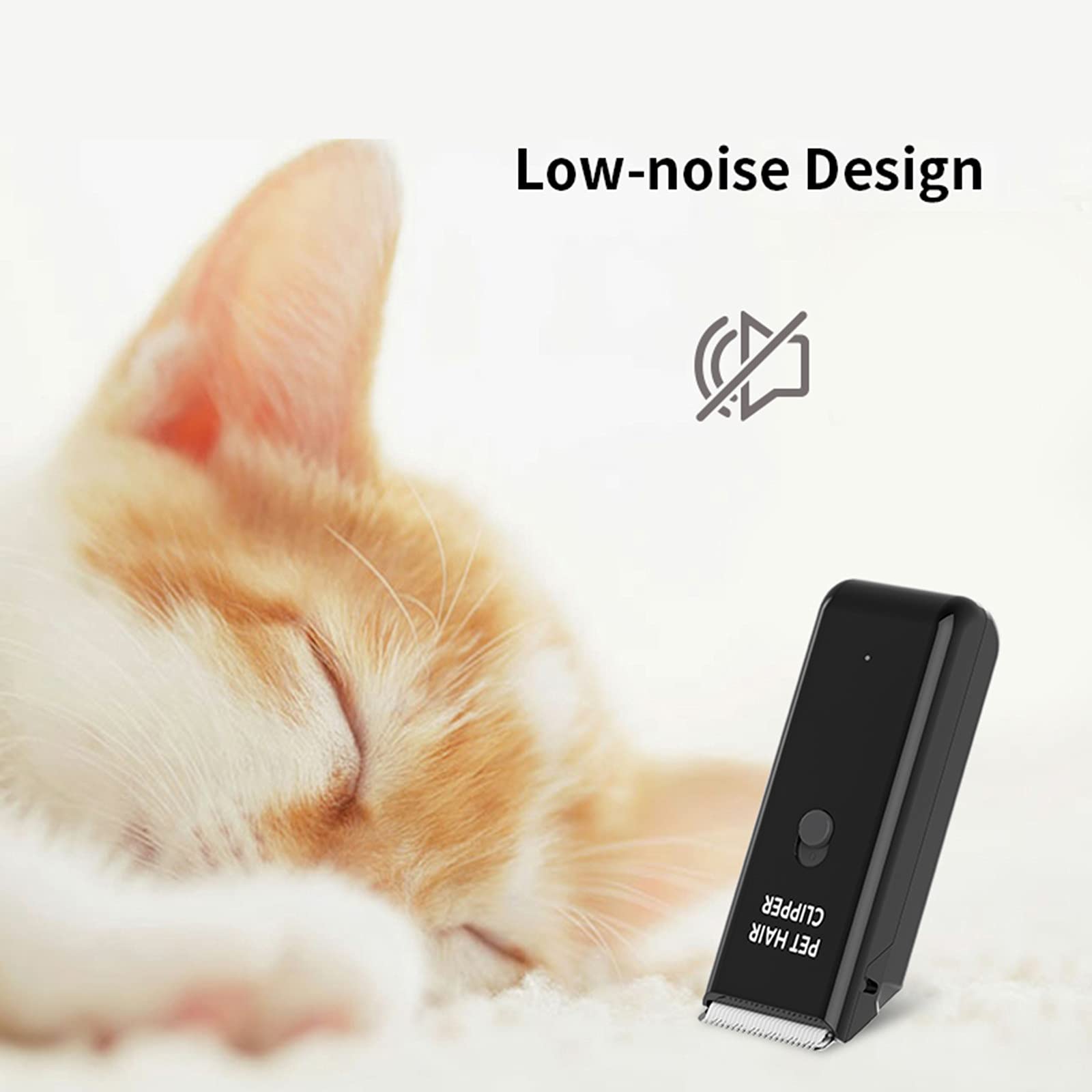 Dog Cat Home Hair Waterproof Clipper Portable Electric Usb Rechargeable Pet Grooming Tools Low Noise Shaver Cordless Trimmer For