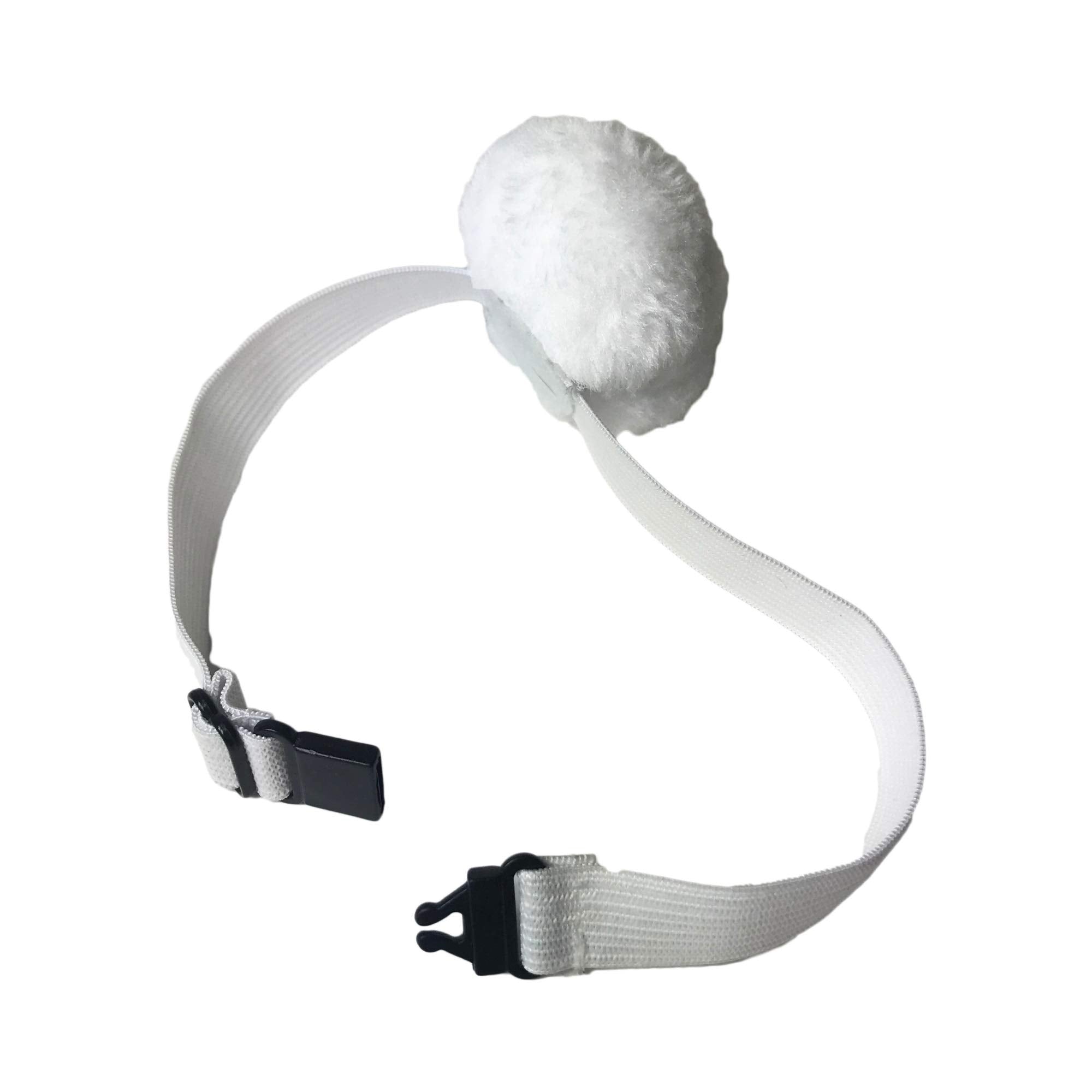 Midlee Easter Bunny Gray & Pink Rabbit Ears For Large Dogs Headband With Tail