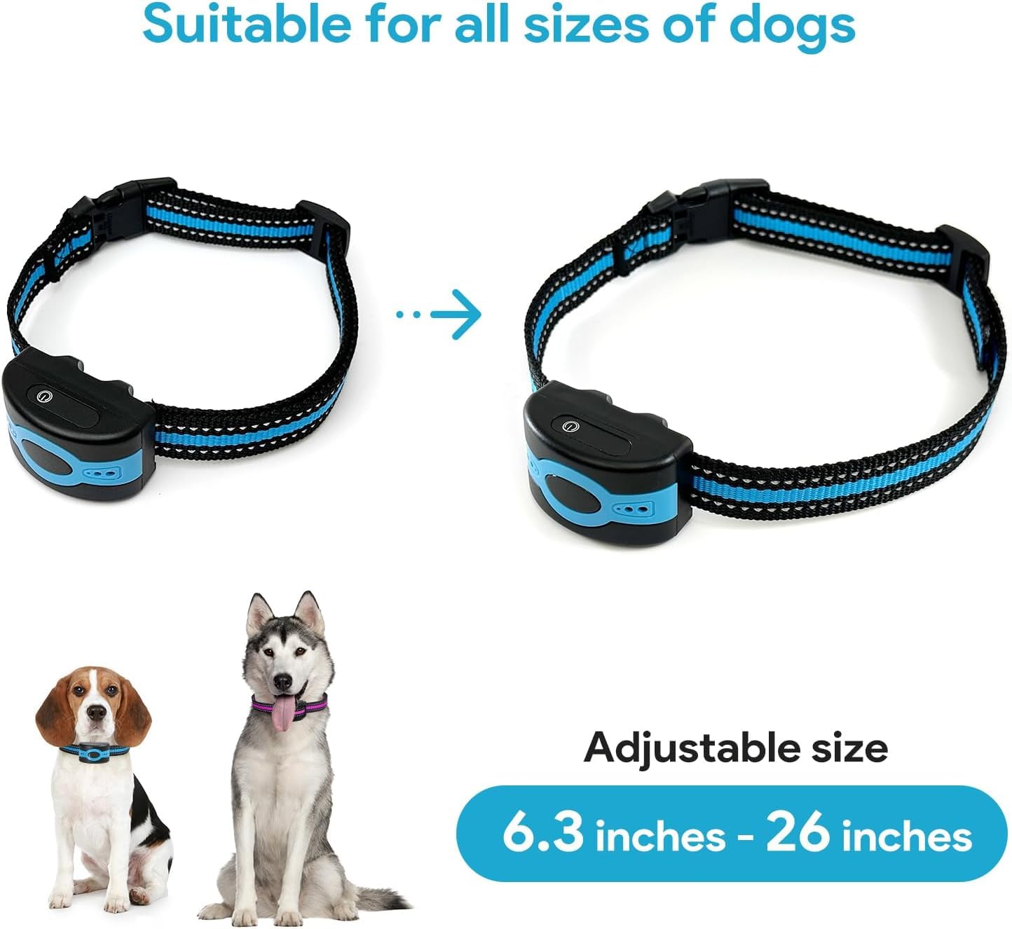 Replacement Collar For Shock Training Bark Collar,Dog Shock Collars Replacement, Nylon Replacement Collar Strap For E Collar Wir