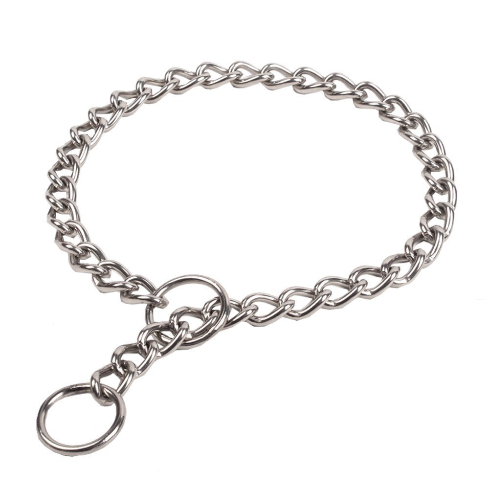 Sgoda Chain Dog Training Choke Collar, 16 In, 2.0 Mm