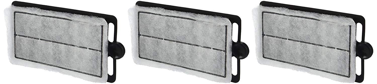 Penn-Plax Cascade 100 Filter Replacement Media - Disposable Poly Fiber Floss - 3 Pack - Model CPF2C3
