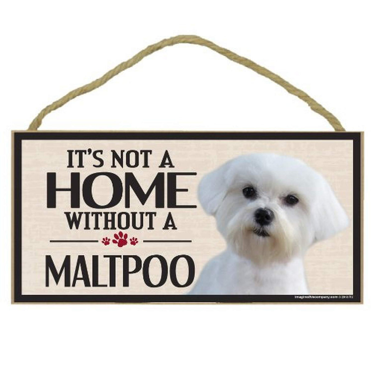 Imagine This Wood Sign For Maltipoo Dog Breeds