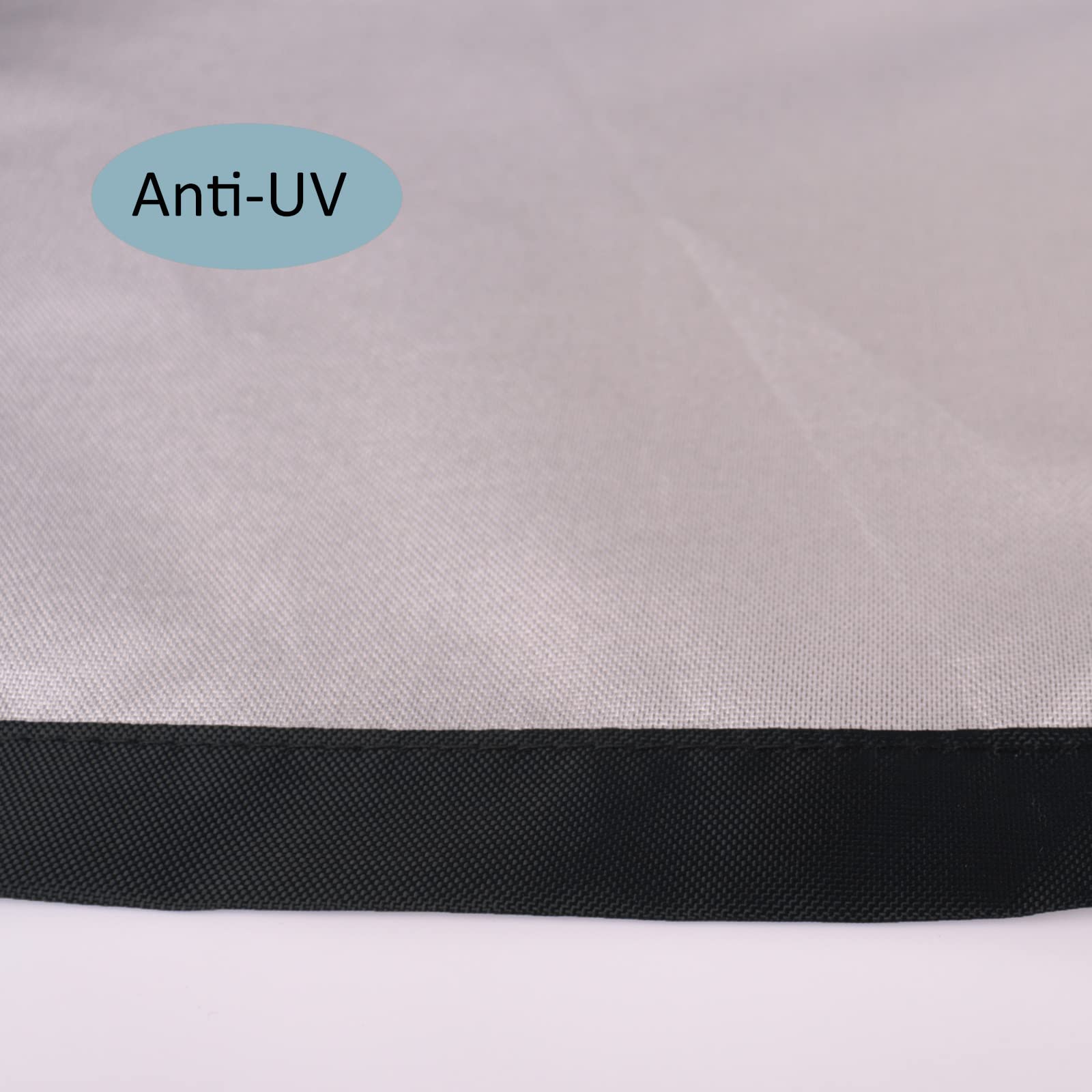 Kefit Durable Dog Crate Cover-Double Door, Pet Kennel Cover Waterproof Anti-Uv Dog Cage Cover Fit For 24-54 Inches Crate -Black
