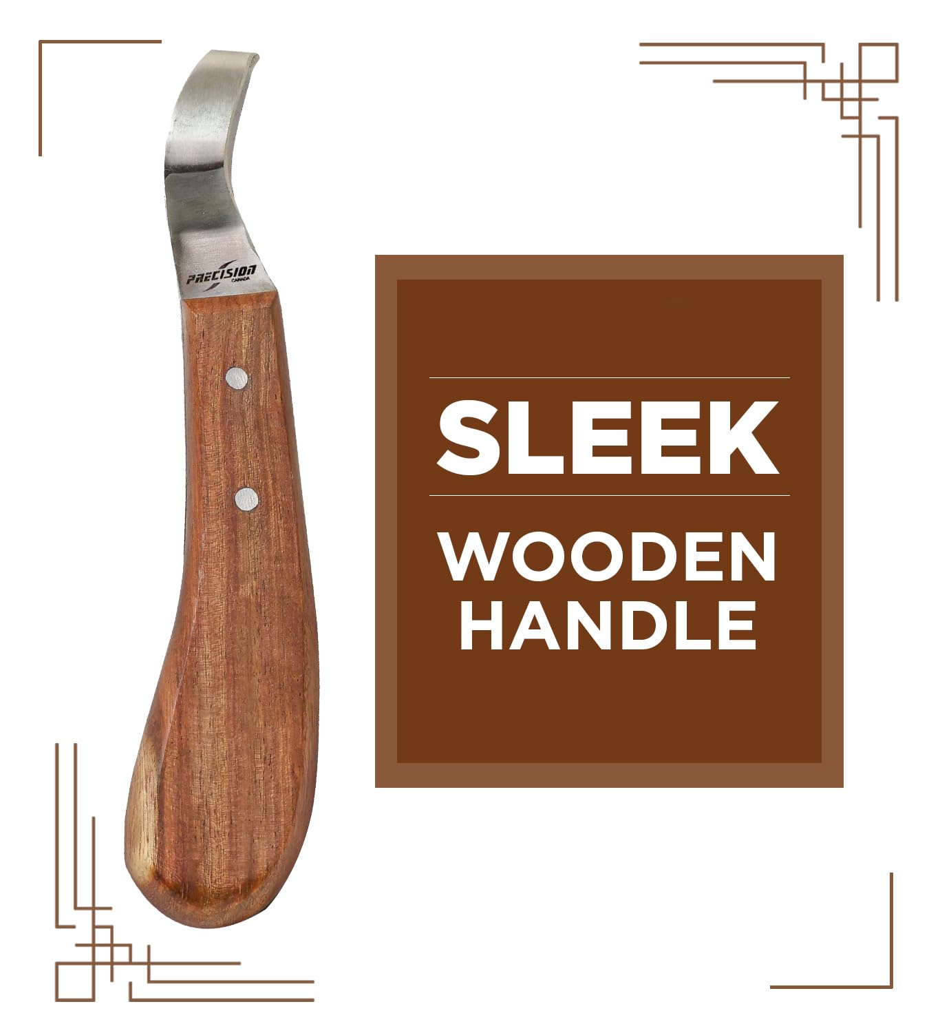Precision Canada Hoof Knife Loop Blade Japanese Stainless Steel