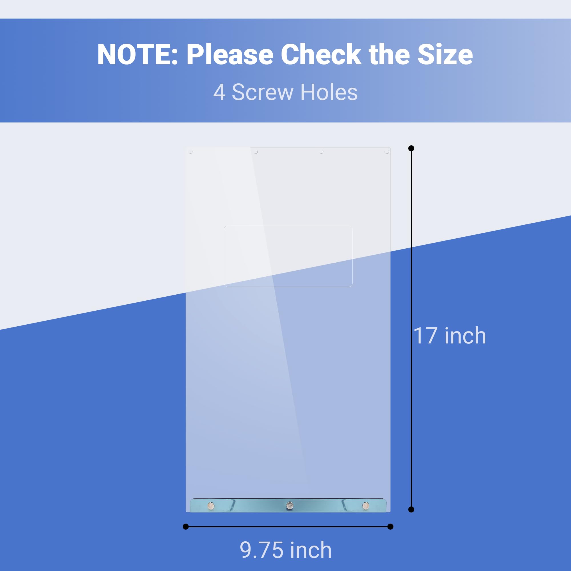 2Pack Dog Door Replacement Flaps - Measures 9.75'' X 17'', Dog Door Flap Compatible With Ideal Pet Pet Door - Replacement Flap,