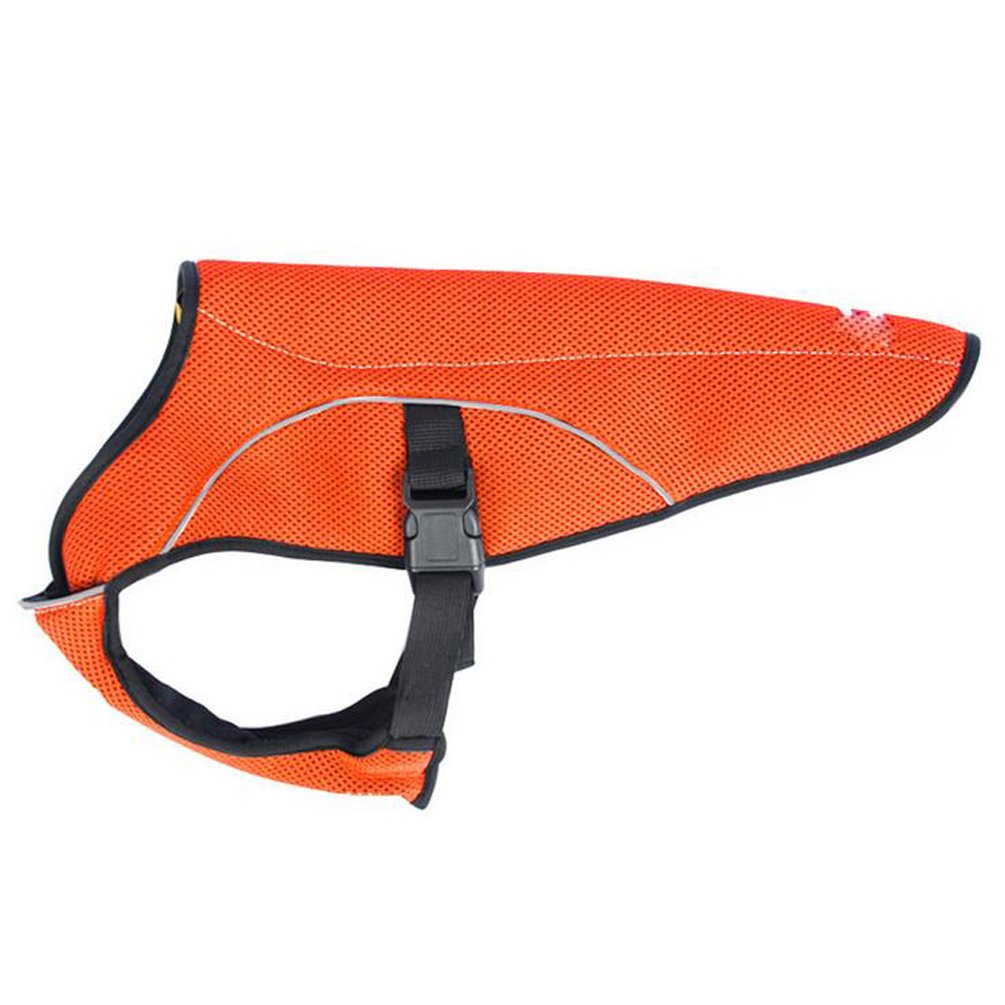 SGODA Dog Cooling Vest Harness Jacket Cooler Orange Medium
