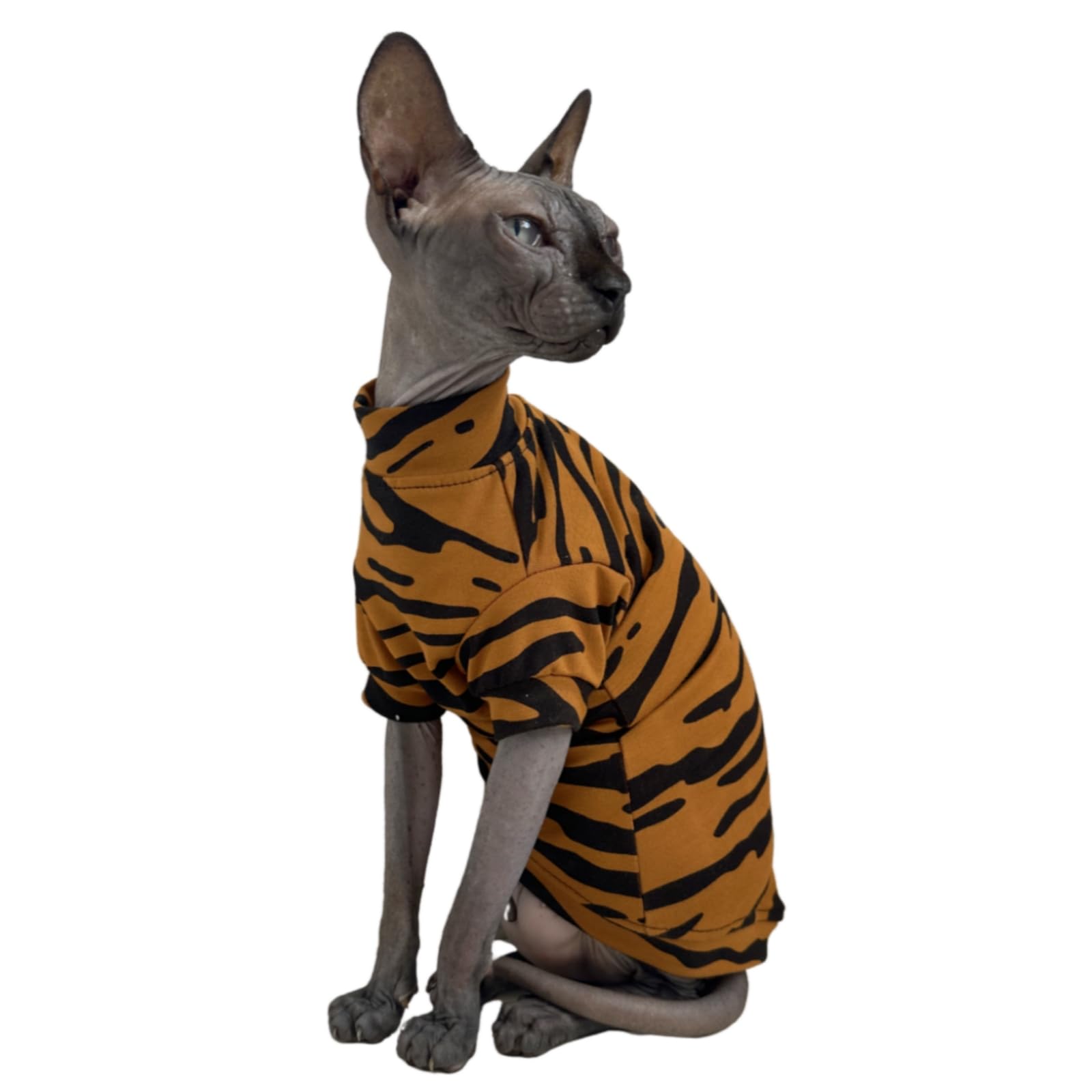 Limited Edition Sphynx Cat Cotton T-Shirts Hairless Cat Sweatshirt Pet Kitten Clothes Round Collar Kitten Shirts Vest Cats & Sma