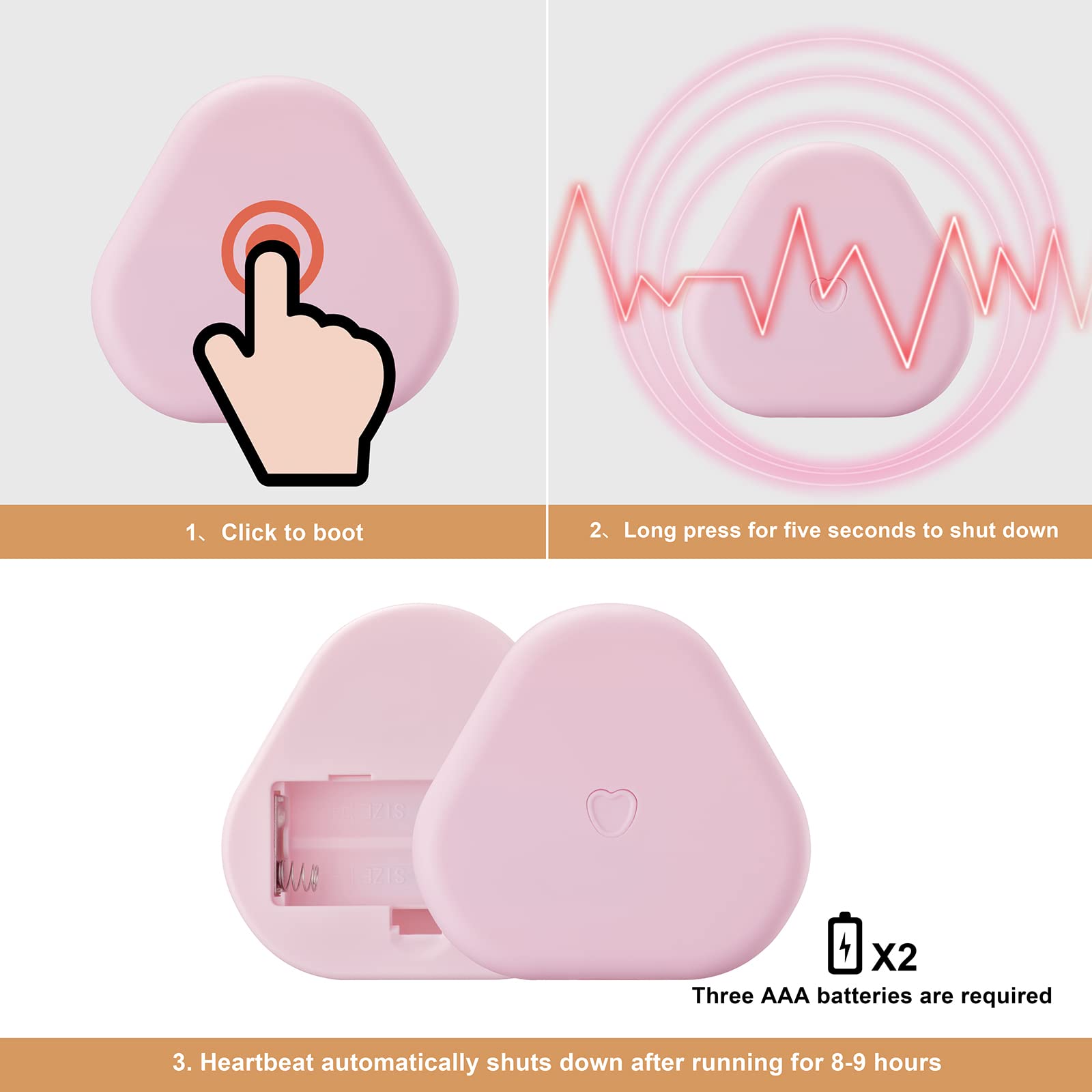 Moropaky Puppy Heartbeat Toy For Anxiety Relief Dog Behavioral Aid Toy For Puppies Sleep Aid Separation Anxiety Soother Cuddle, Brown