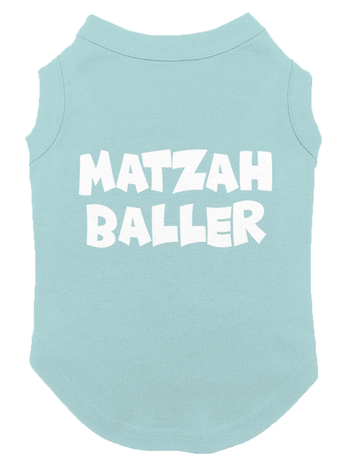Matzah Baller - Matzo Hanukkah Passover Seder Dog Shirt (Chill, Large)