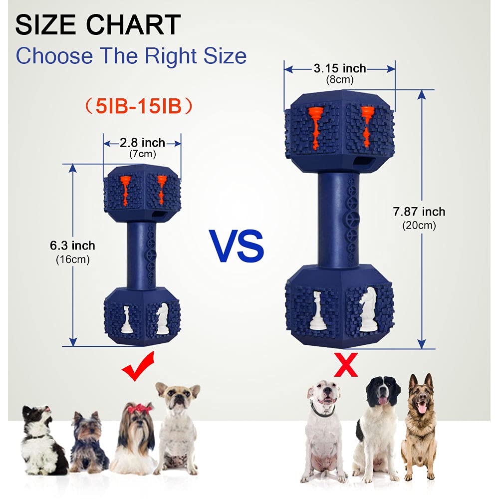 Hswaye Dog Chew Toys for Aggressive Chewers,Food Grade Non-Toxic Dental Pet Toy,Tough Durable Indestructible Dog Toys for Small