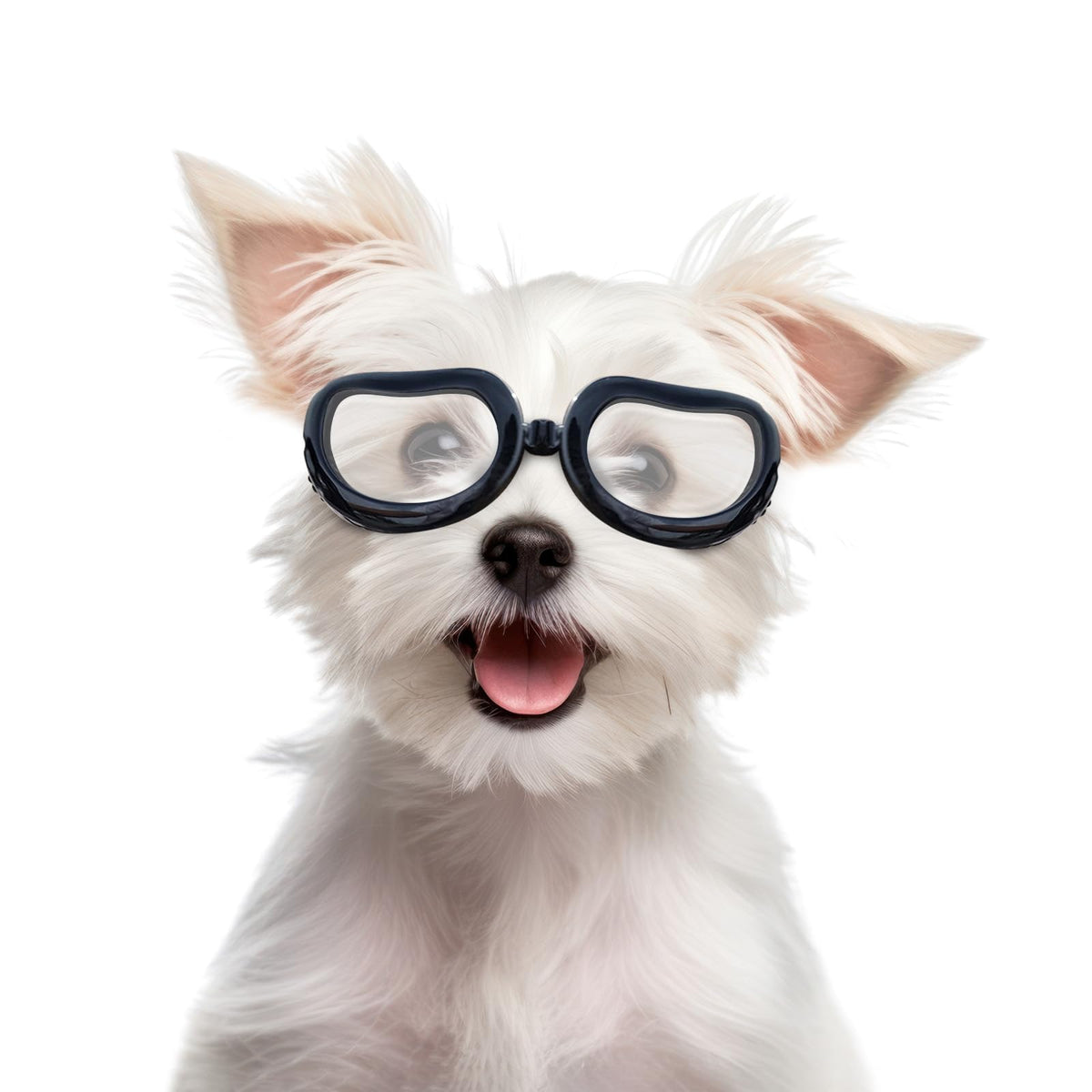 dog goggles chihuahua Enjoying Clear Dog Goggles Small Breed, Uv Protection Dog Sunglasses Small Breed, Driving Puppy Eye Protection, Windproof Dustpr