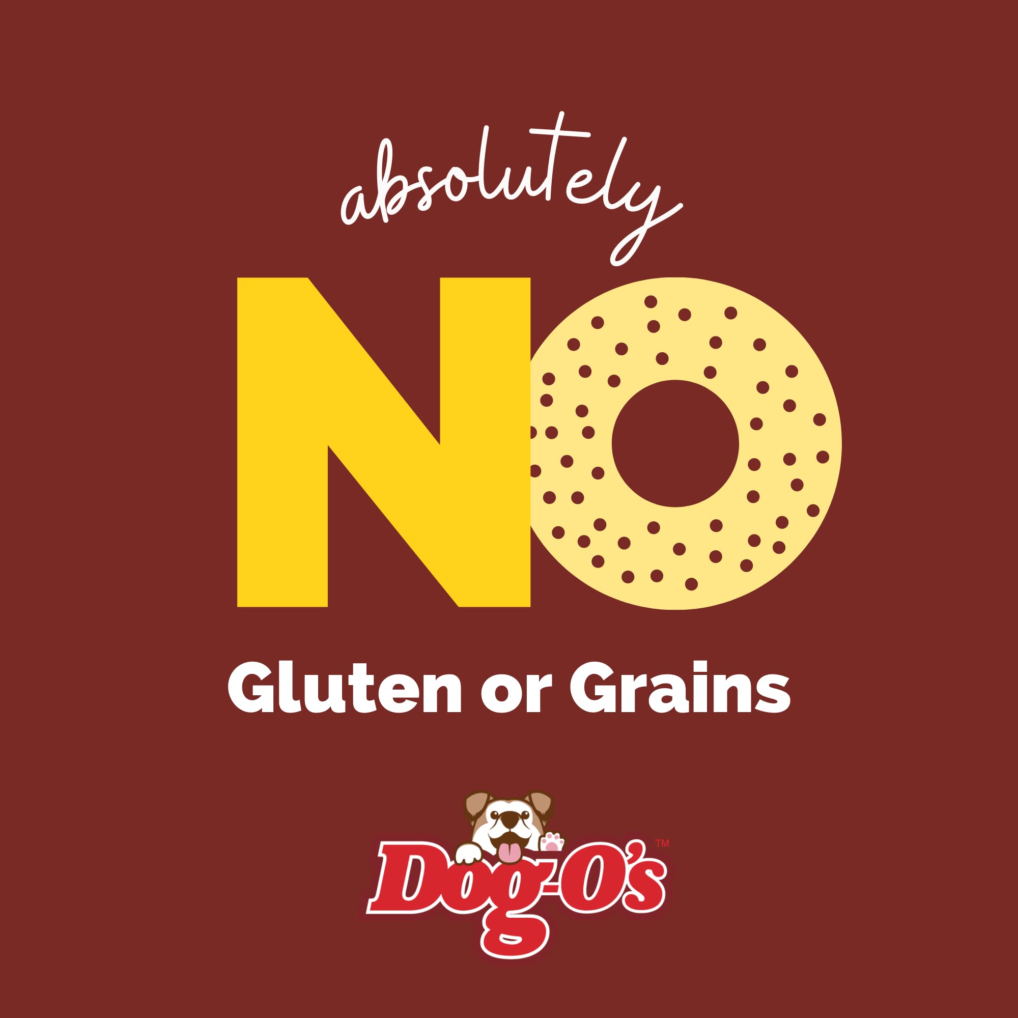DOG-OS CHEESY CHOMPERS, Bacon, All-Natural, Made in The USA, Grain Free, Gluten Free, Real Cheese Treats for Medium & Large Dog