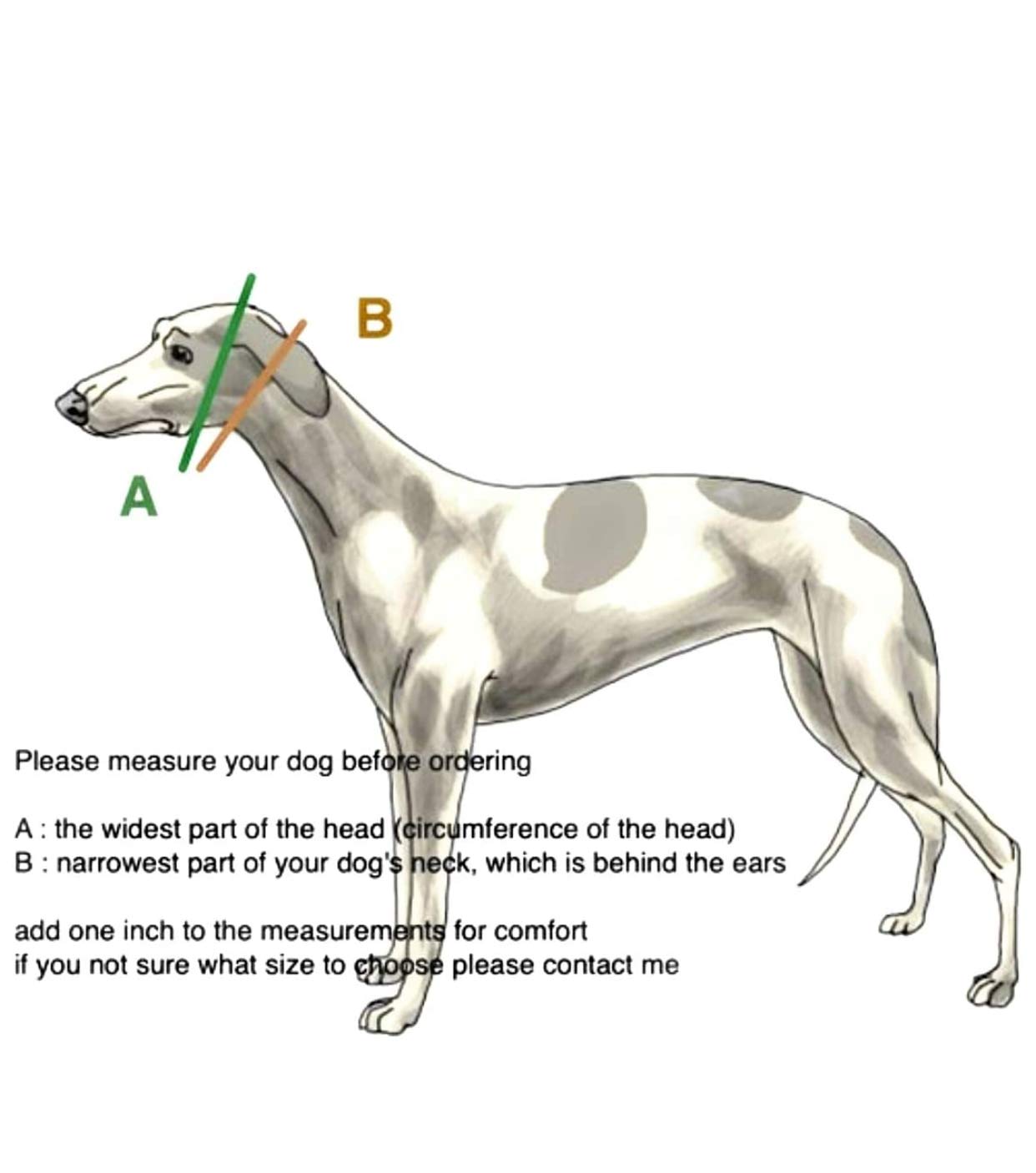 Extra Soft Martingale Dog Collar For Greyhound Saluki Whippet And Other Breeds With Similar Neck 2'' Wide (L 14''-18'')