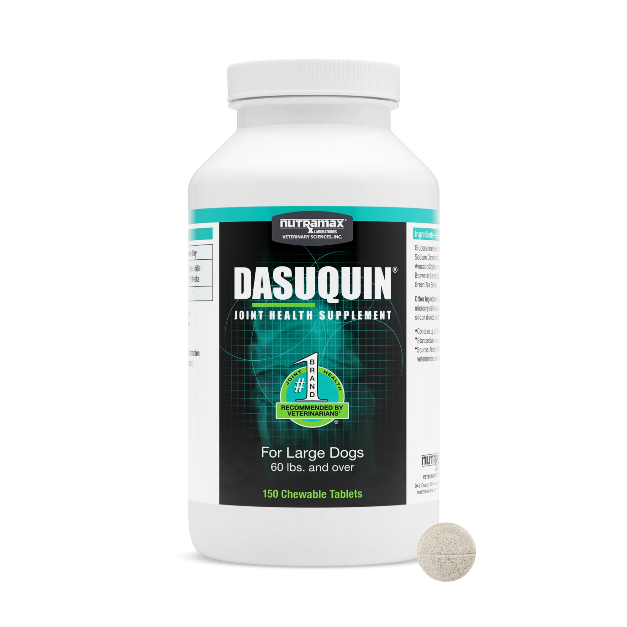 Nutramax Dasuquin for Large Dogs, Joint Health Supplement, Contains Glucosamine for Dogs, Plus Chondroitin, ASU and More, Suppor