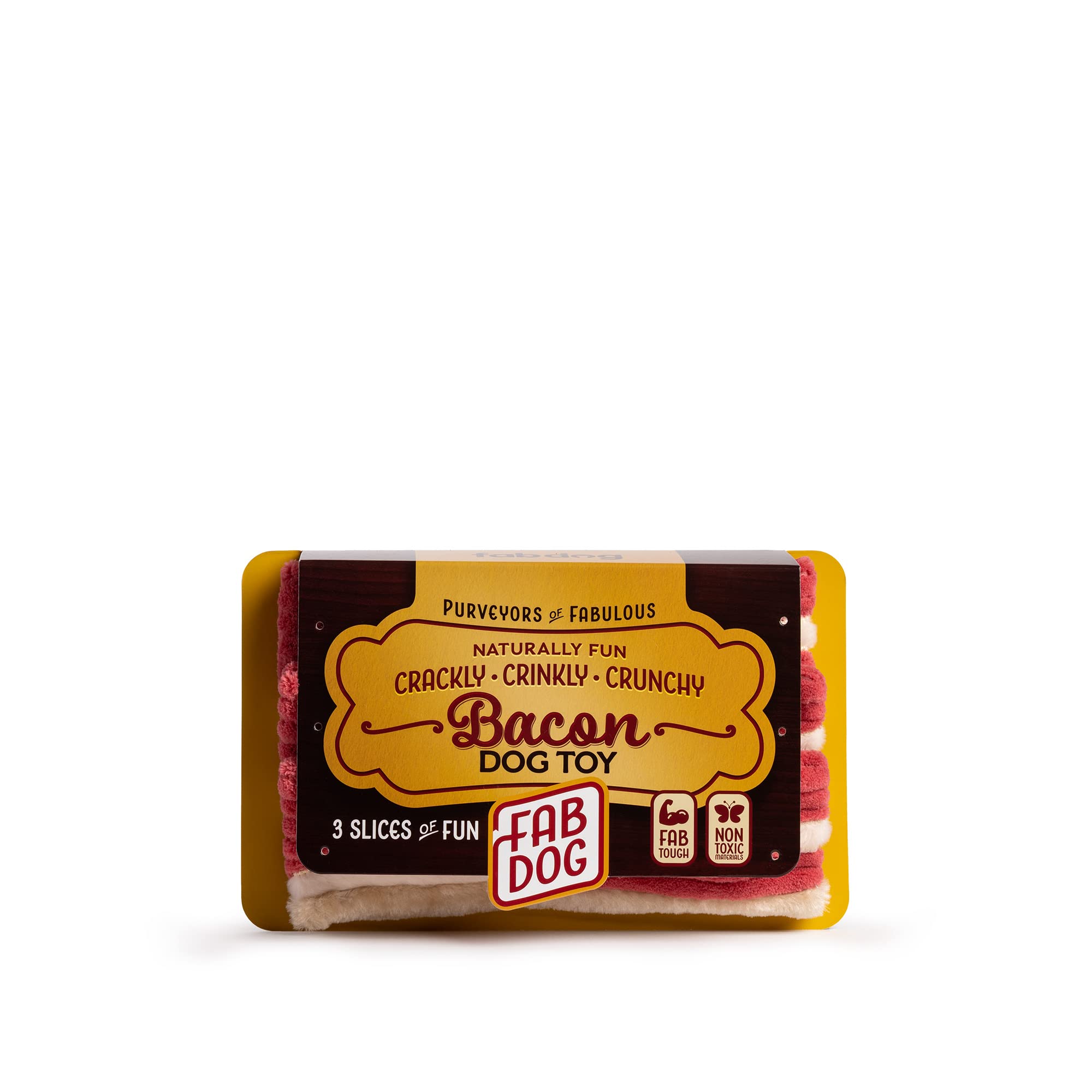 Fabdog Dog Packaged Bacon 3 Pack
