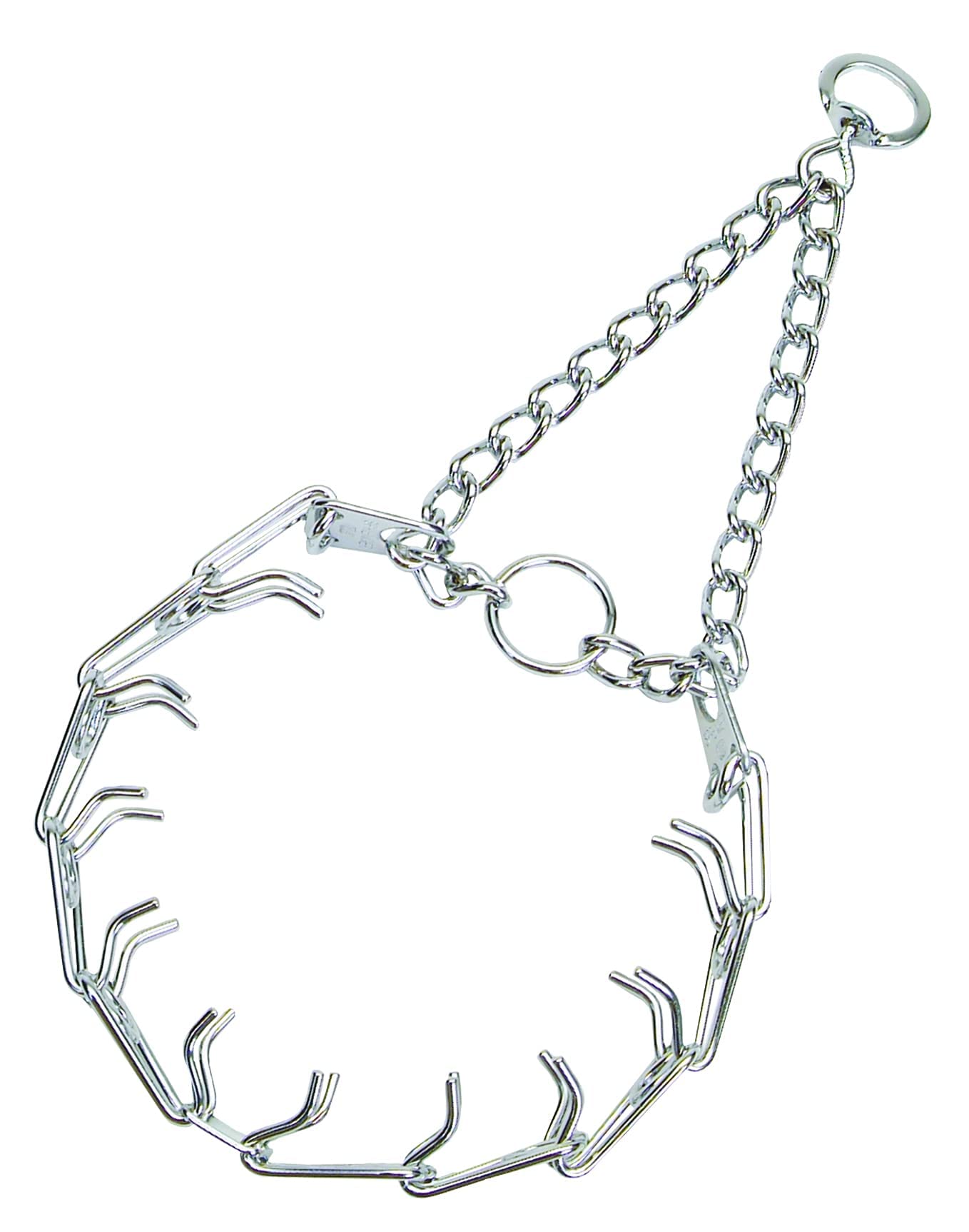 Herm Sprenger Ultra-Plus Prong Dog Training Collar, Chrome, 3.25 Mm X 20' Neck Size; 22' Chain Length