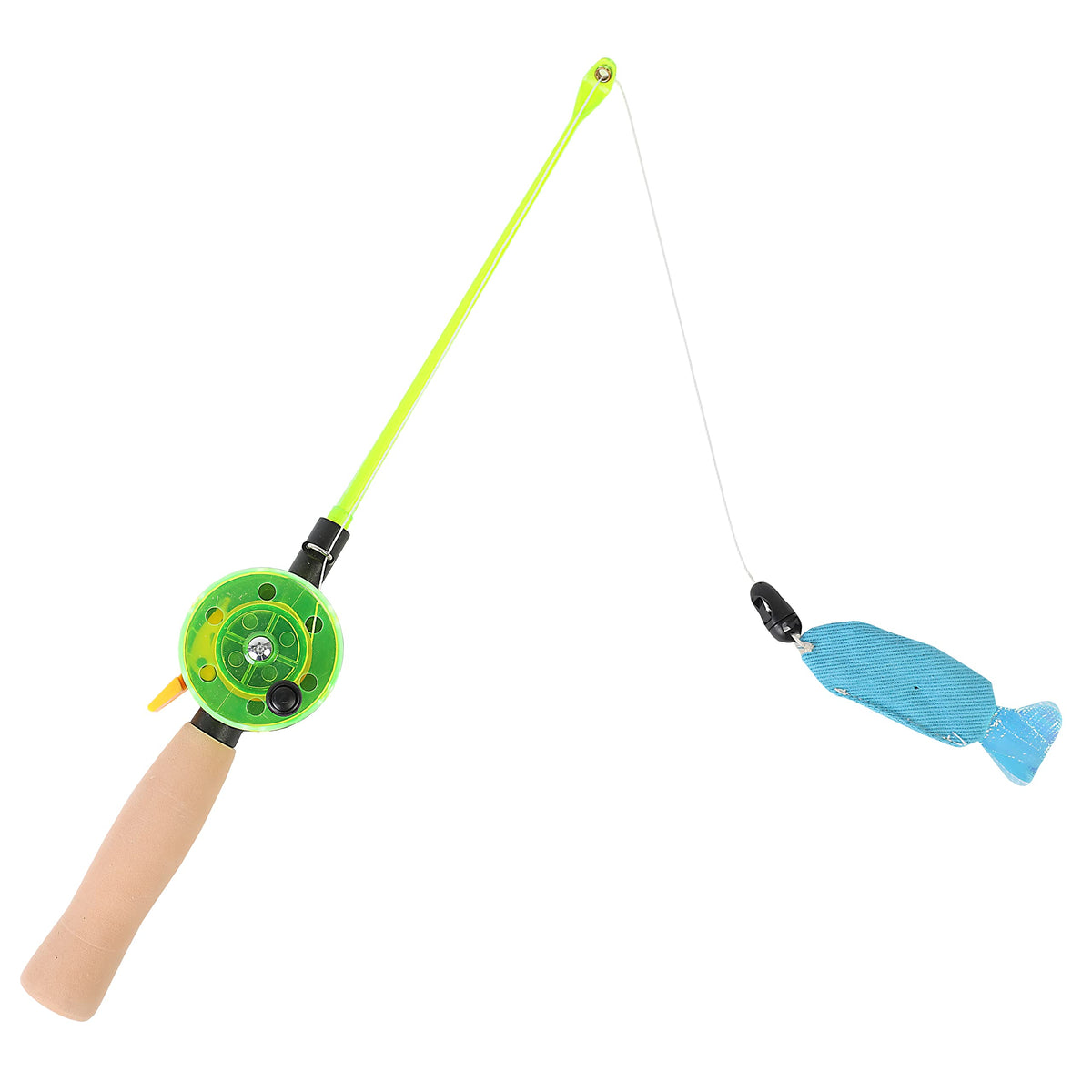 Ourpet'S Go Fish Cat Fishing Pole Toy With Catnip Fish Teaser And Rod Interactive Cat Wand Toys For Indoor Cats