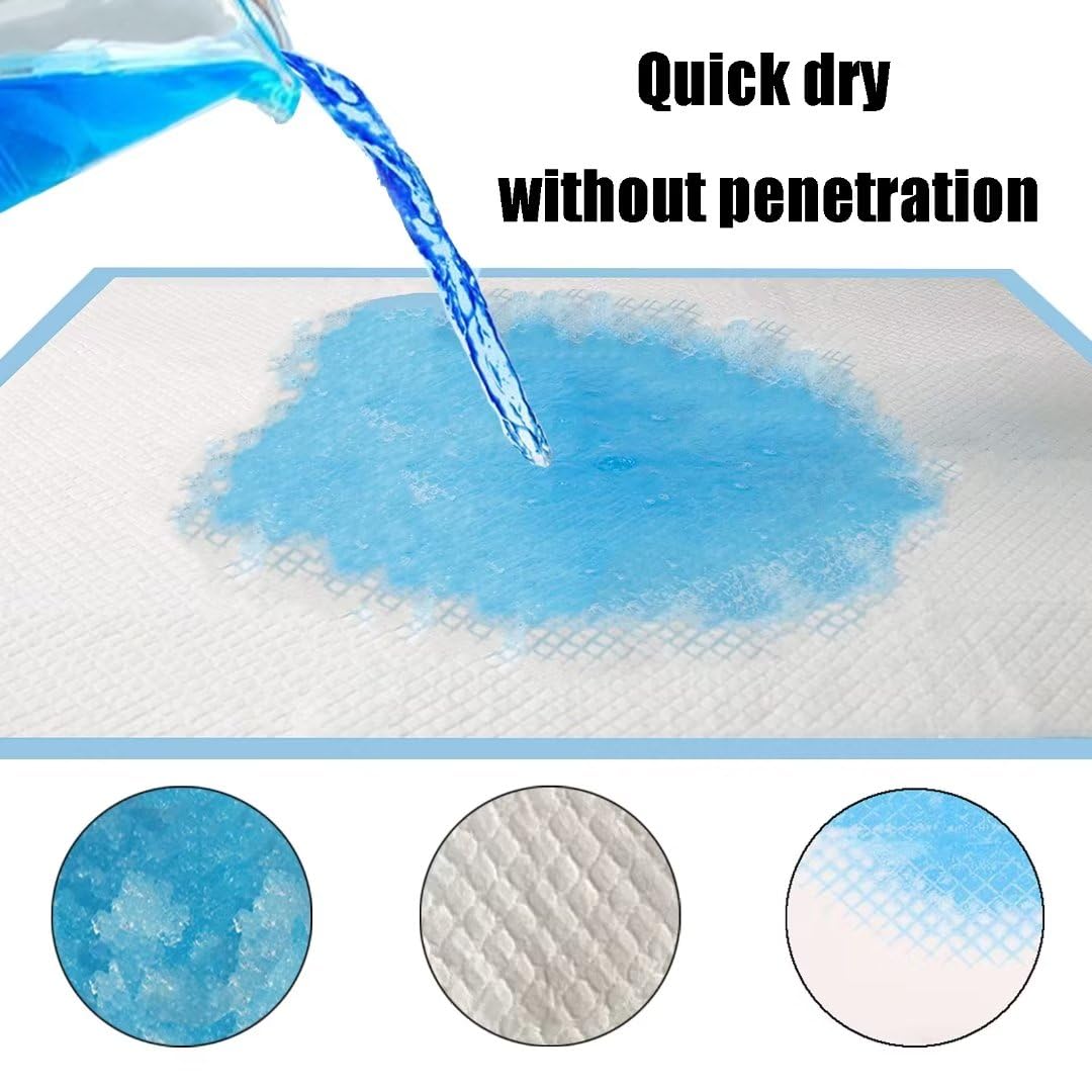 ZJYXJK 60 Count Dog Pee Pads Extra Large,36x36Pee Pads for Dogs Absorbent & Leak-Proof,Disposable Pet Training and Puppy Pads fo