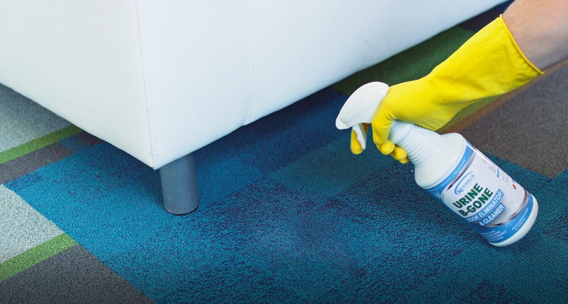 Urine-B-Gone Professional Urine Enzyme Odor Eliminator, 128 Fl Oz, Model KE-189UBG-1, Effectively Eliminates Stains and Odors