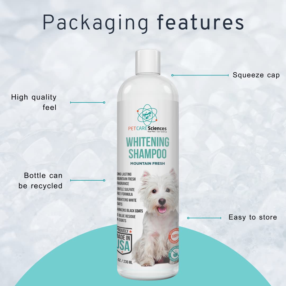 1 Gallon Dog Whitening Shampoo - (Mountain Fresh Scent) Groomers Choice - Made in The USA