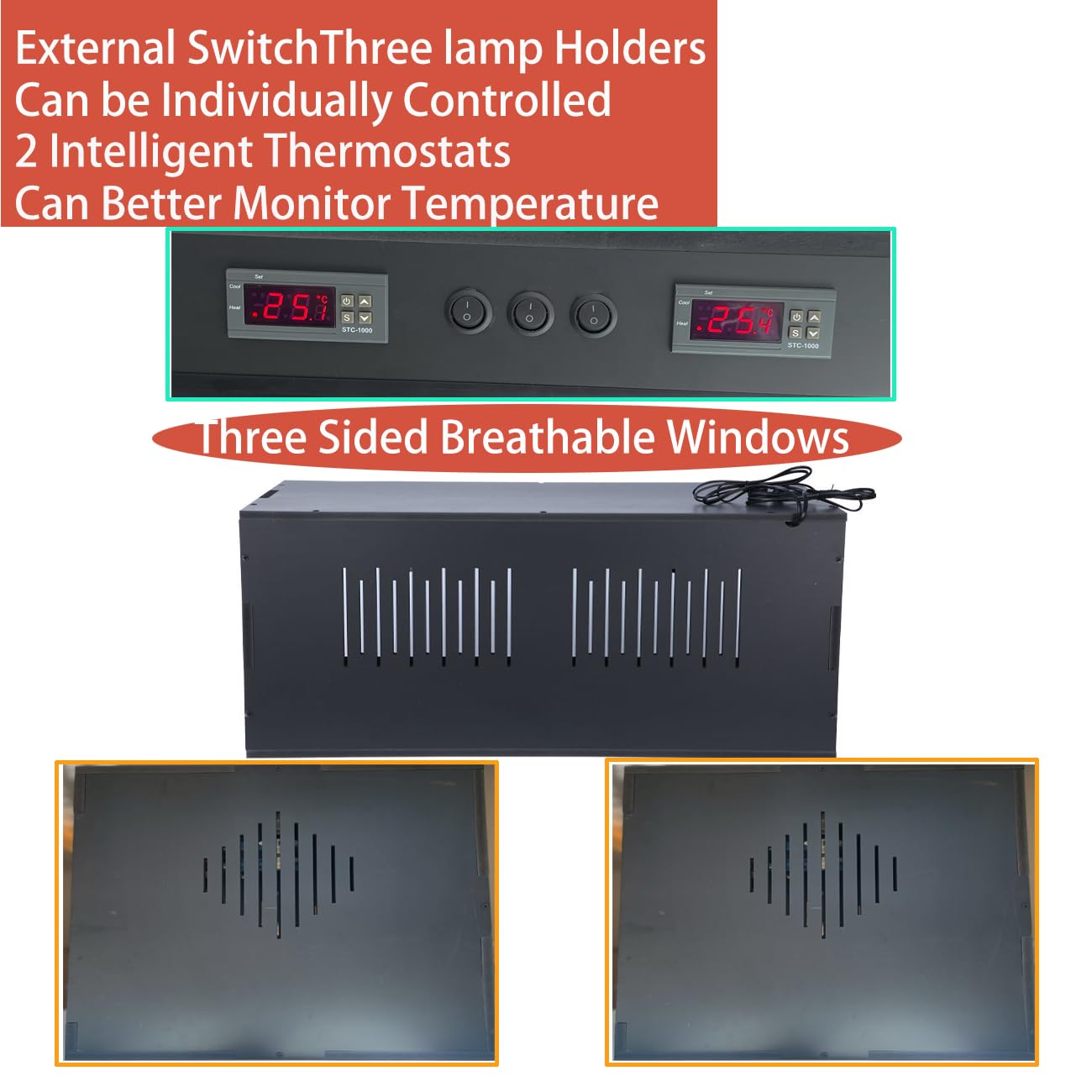 Pvc Terrarium, Reptile Tanks Enclosure For Ball Python Snake Gecko Bearded Dragon, Pvc Lounge Habitat With Glass Sliding Door An