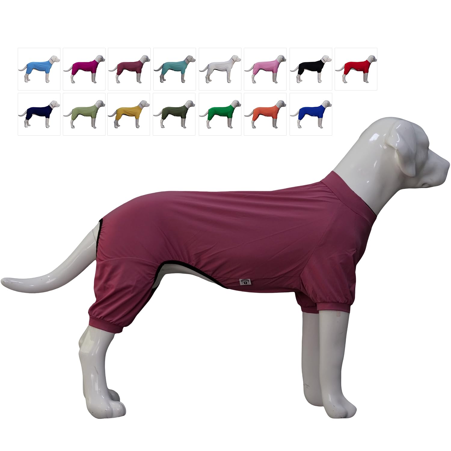 Lovelonglong Dog Jumpsuit With Uv Protection And Quick-Dry Fabric For Spring Summer Pet Pajamas Taro Purple 3Xl