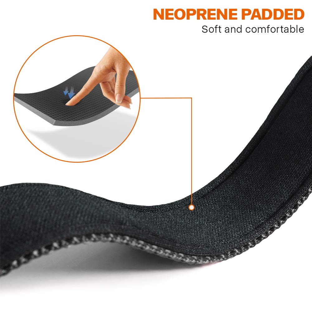 Taglory Reflective Dog Collar With Safety Locking Buckle, Adjustable Nylon Pet Collars For Small Dogs, S, Black