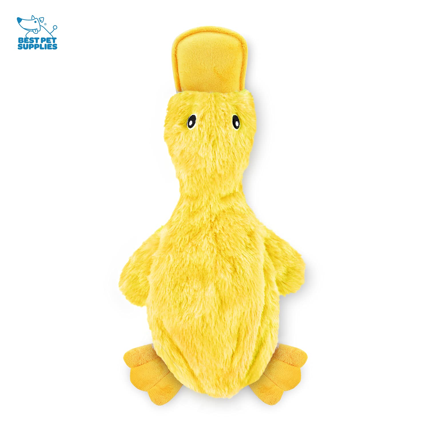 Best Pet Supplies Interactive Mallard Mates Dog Toy With Crinkle And Squeaky Enrichment For Small And Medium Breed, Cute And Plu