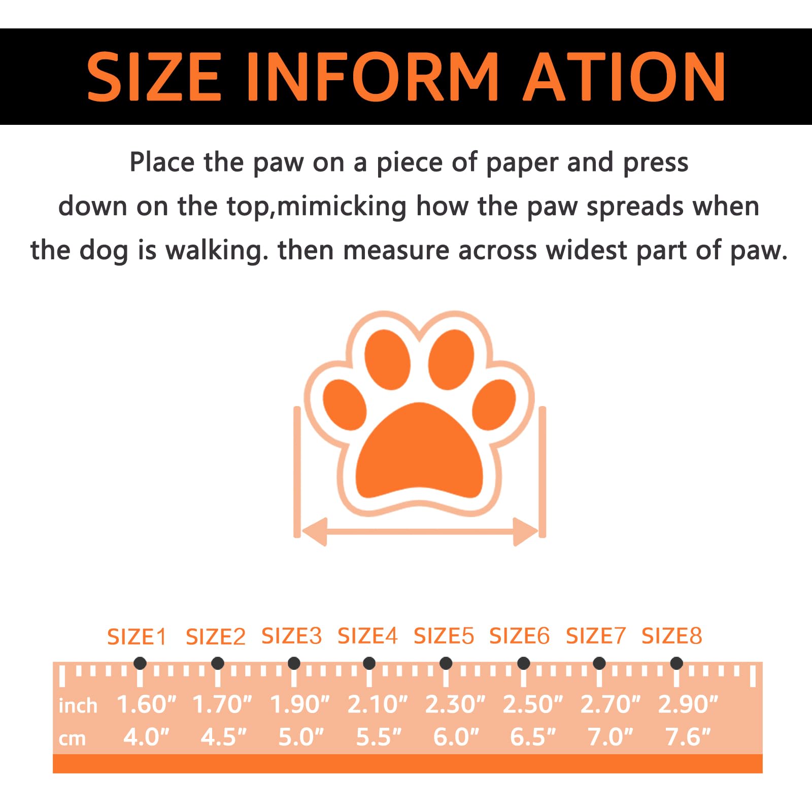 DOGOYS Dog Shoes, Outdoor Dog Boots Non-Slip Waterproof Dog Booties for Medium to Large Dogs 4Pcs for Winter Snowy Day, Summer H