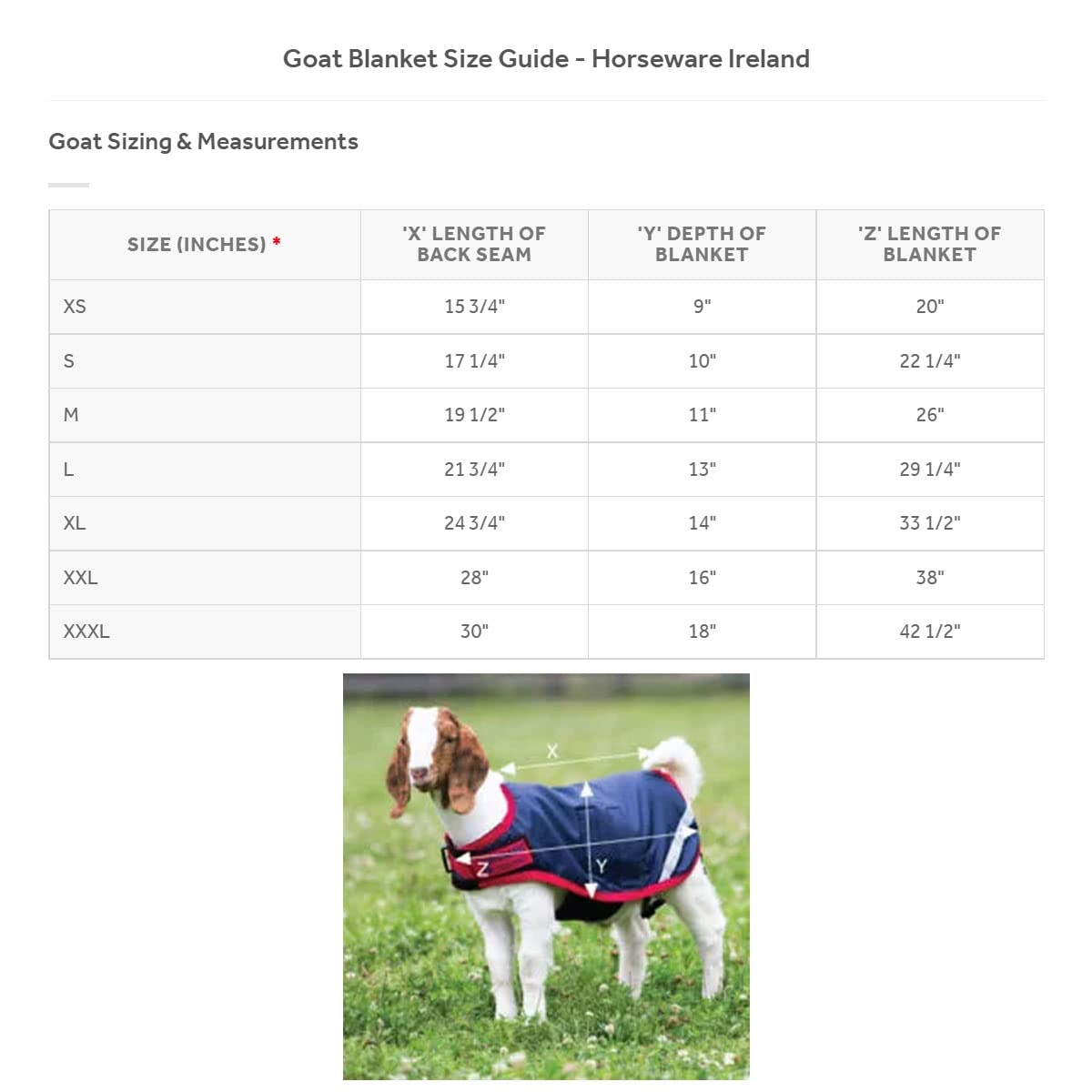 Horseware Goat Coat (100g Light)