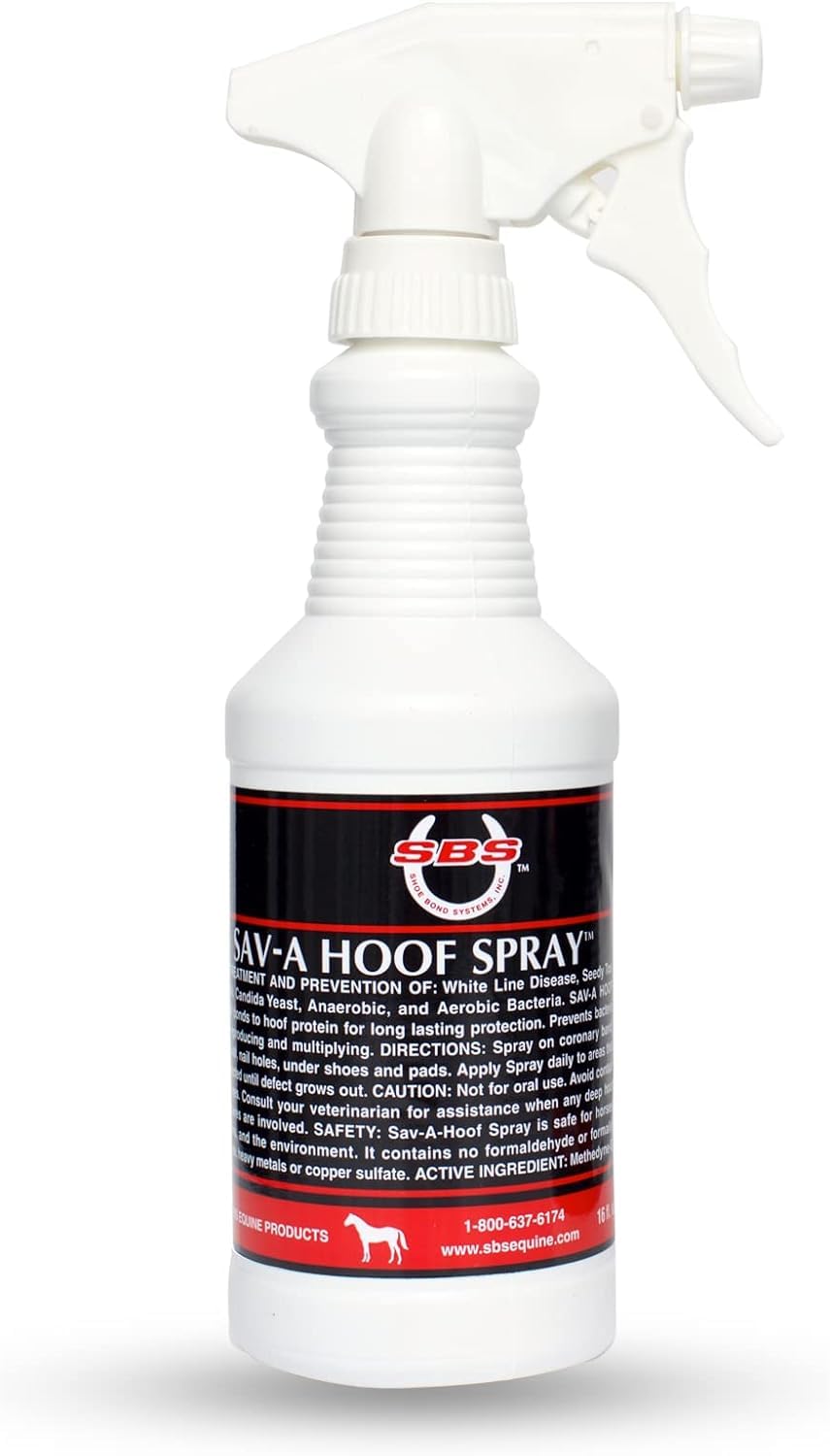 SAV-A-HOOF SBS Equine Spray | Hoof Treatment Provides Antiseptic Barrier Against Infection | Fights Hoof iIlness | Long-Lasting 