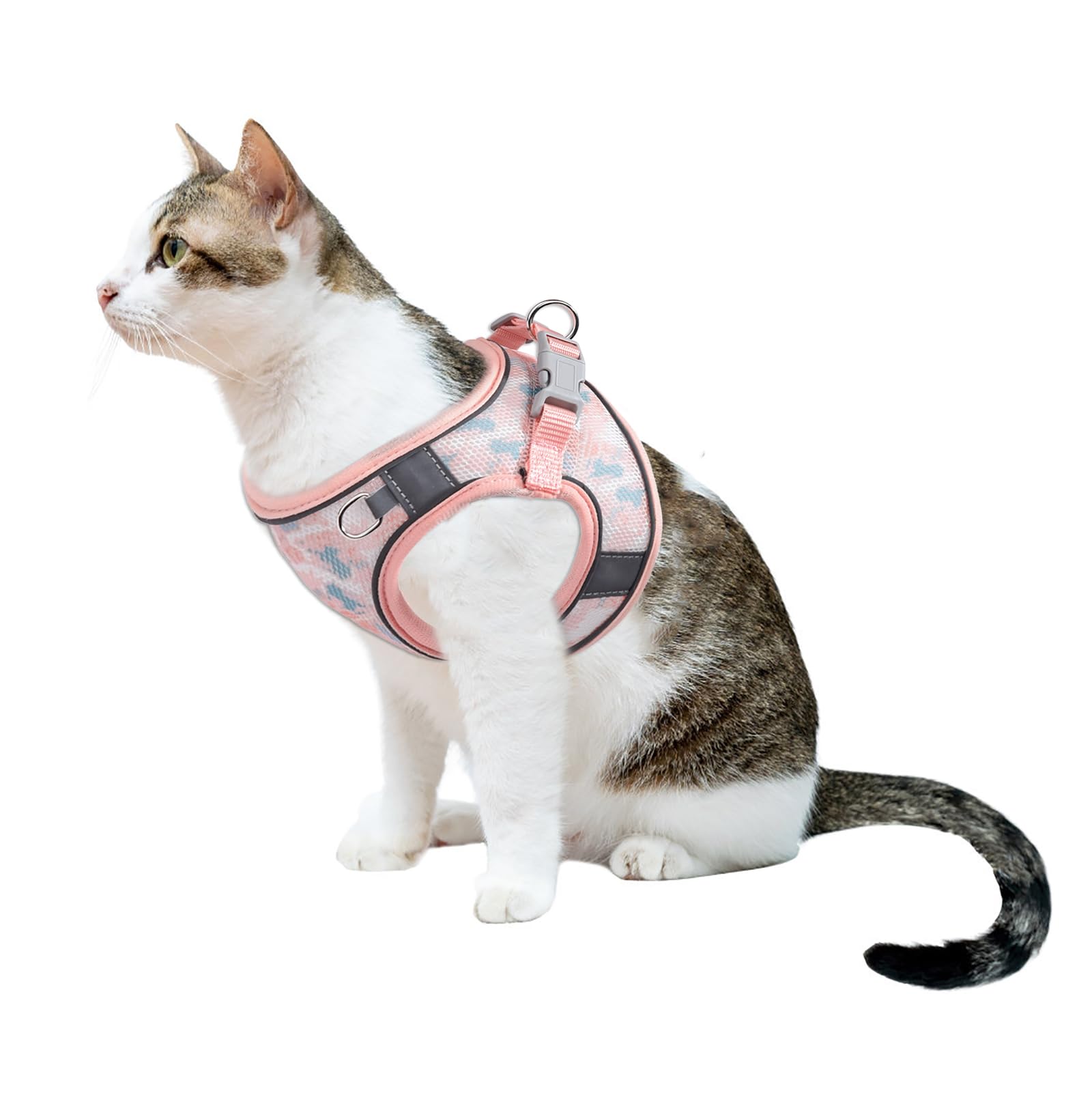 Btdcfy Step-In Dog Harness And Leash Set - Breathable Air Mesh, Reflective, Escape Proof, No Choke, Lightweight Vest (Xxs, Pink-