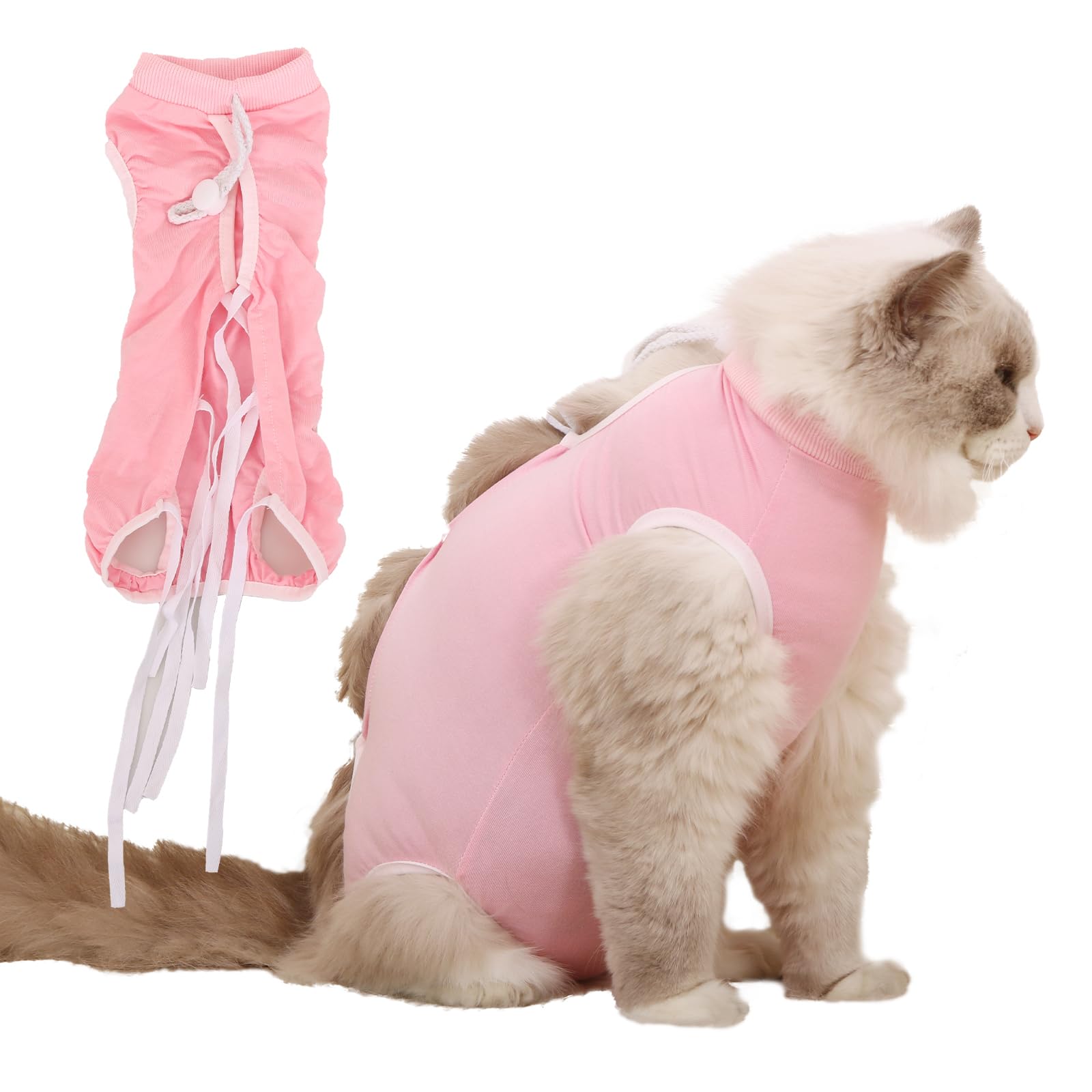 Comfortable Recovery Suit For Cats,After Surgery And Protect Wounds, Recommended By Vet For Post-Surgery Recovery, Alternative T
