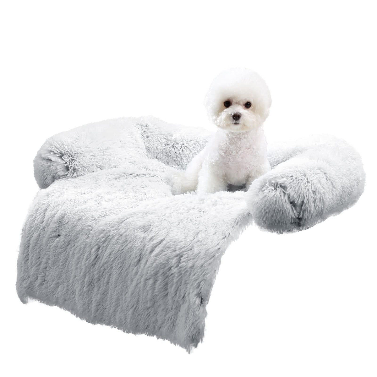 Hachikitty Dog Sofa Bed Mat Cover Soft Plush, Couch Cover For Dogs Dog Mat For Furniture Protector Pet Sofa Mat For Dogs, Dog Furniture Bed Sofa Cushion Washable Dogs Bed Mats (X-Large, Grey)