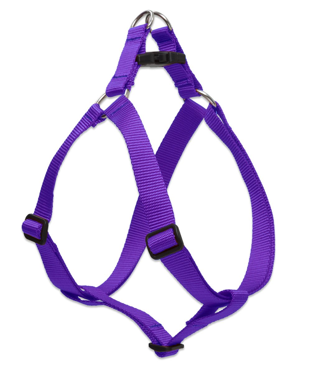 LupinePet Basics 1 Purple 19-28 Step In Harness for Medium Dogs