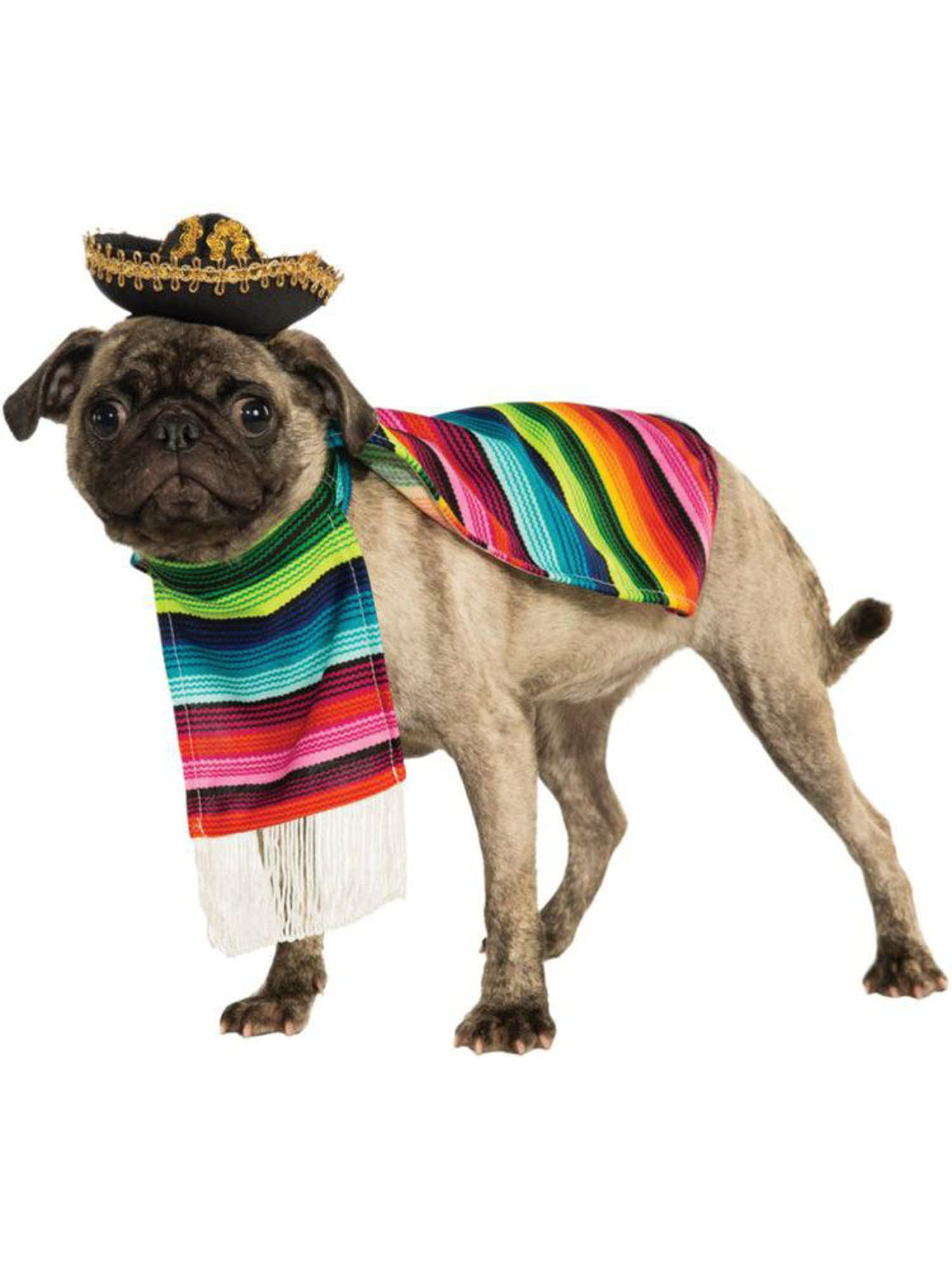 Rubie'S Serape And Hat For Pets, Medium
