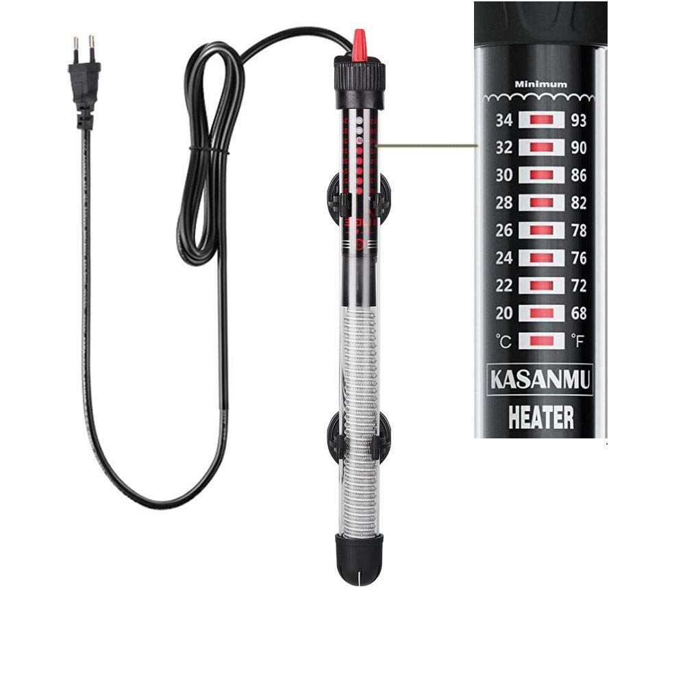 Moduoduo Aquarium Heater Submersible Betta Fish Tank Heater With Suction Cups Auto Thermostat Heater Marine Saltwater And Freshw