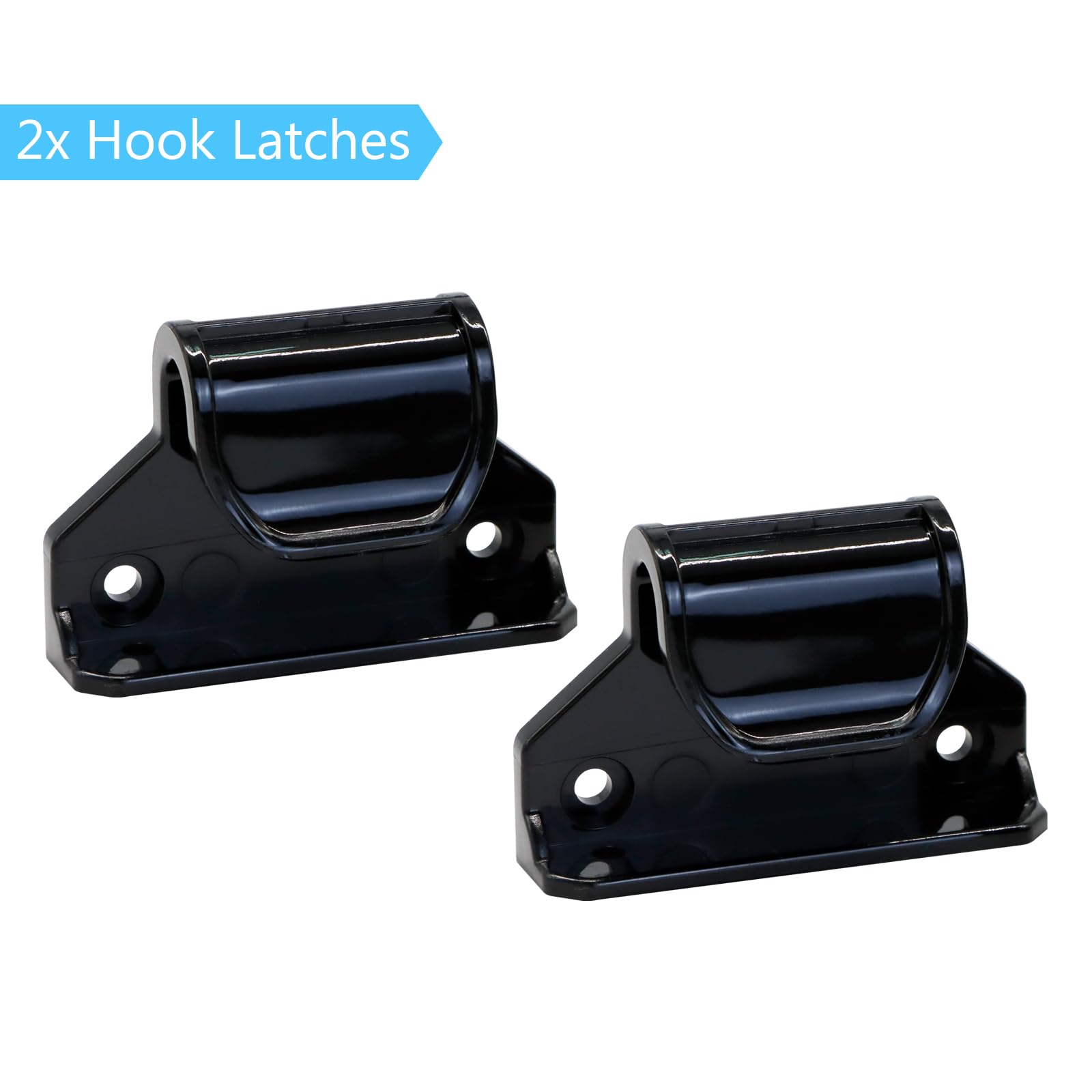 Kiskiz Retractable Baby Gate Replacement Parts Kit (Black) Retractable Baby Gates Full Set Wall Mount Accessories Retractable Dog Gate Baby Gate Hardware With Brackets, Latches, Hooks And Screws