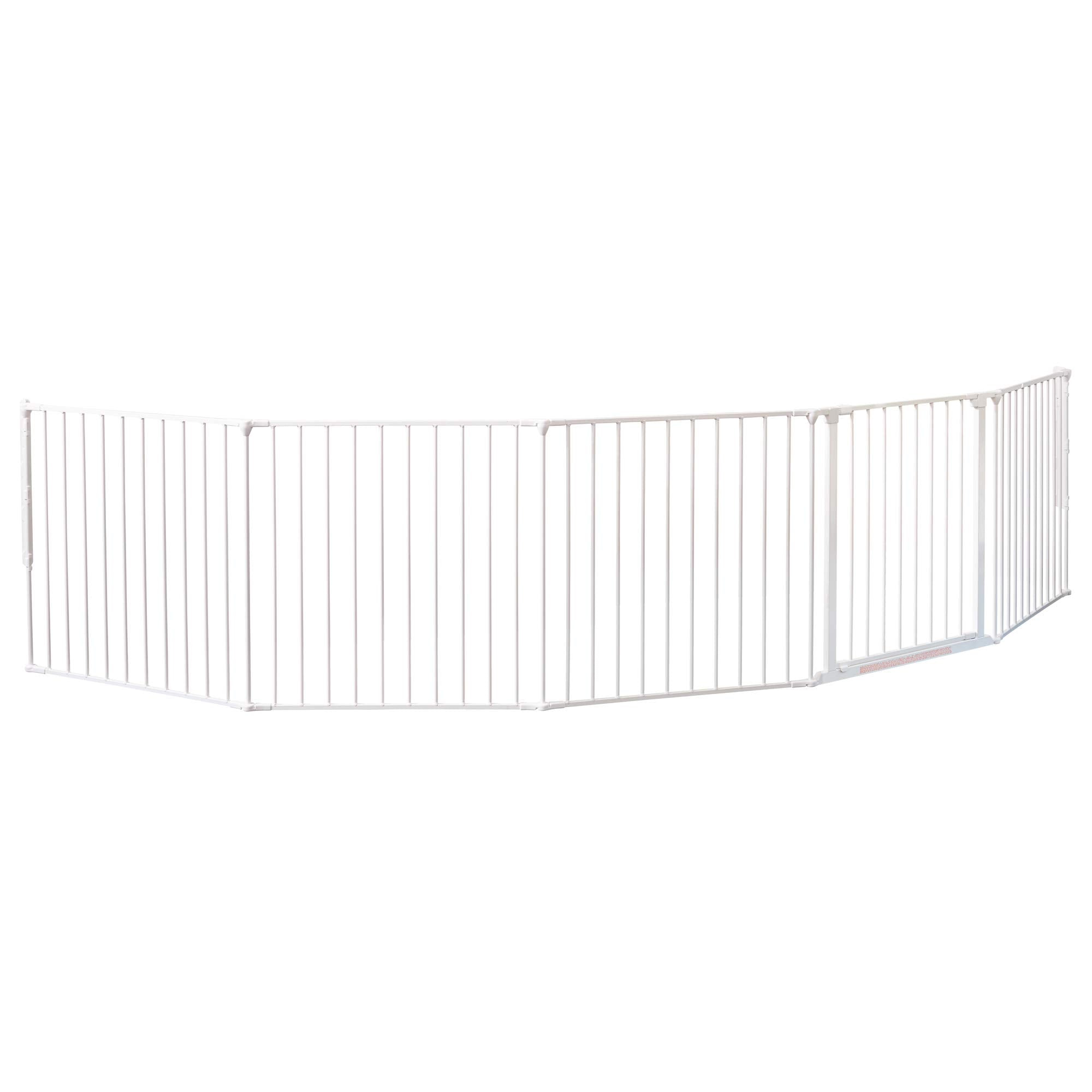 Flex XXL Room Divider Safety Gate, Play Space 35.4 - 138, White