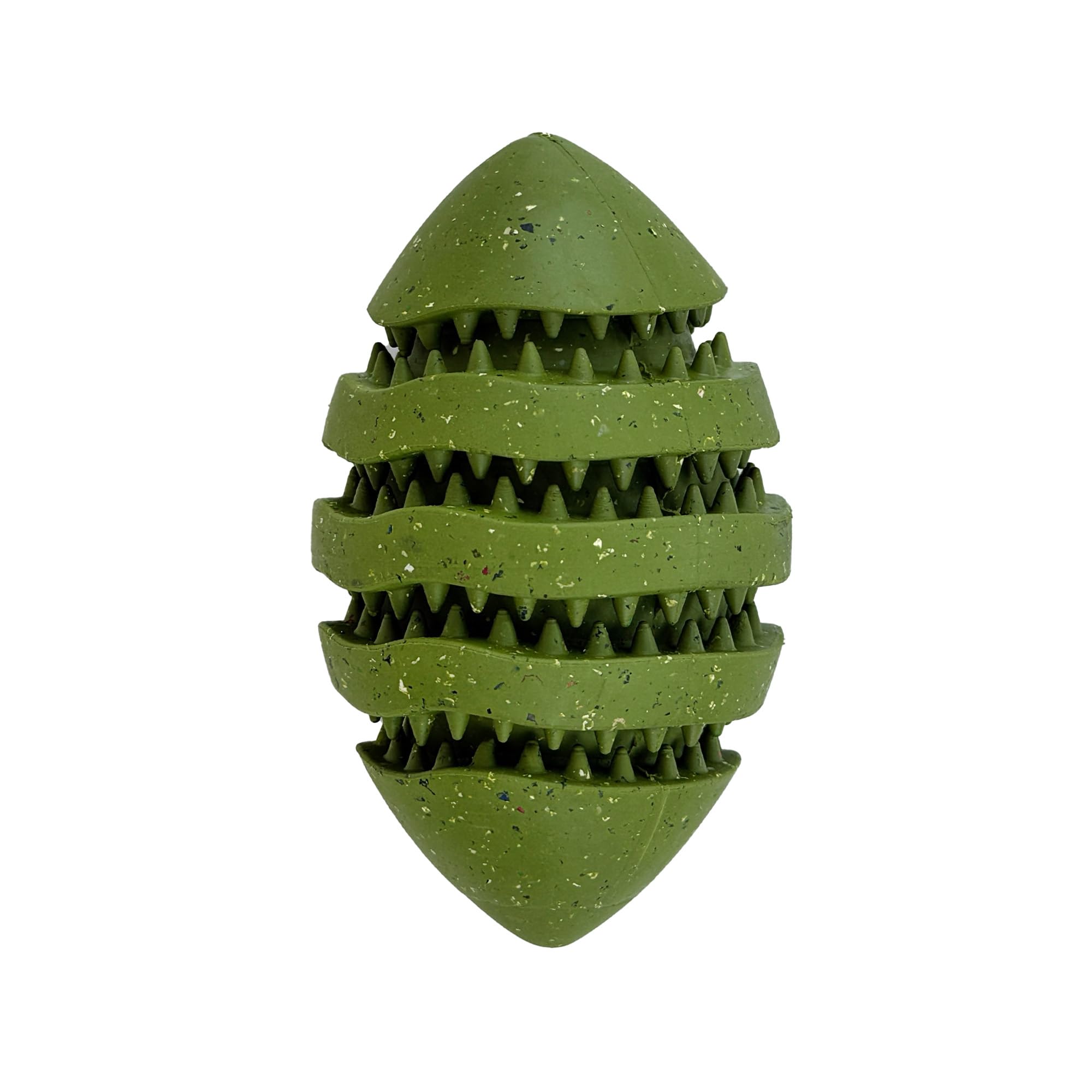Max Fusion With Nike Grind, Arlee Spiro Football Treat Dispensing Dog Toy, Durable Dog Treat Toy, M